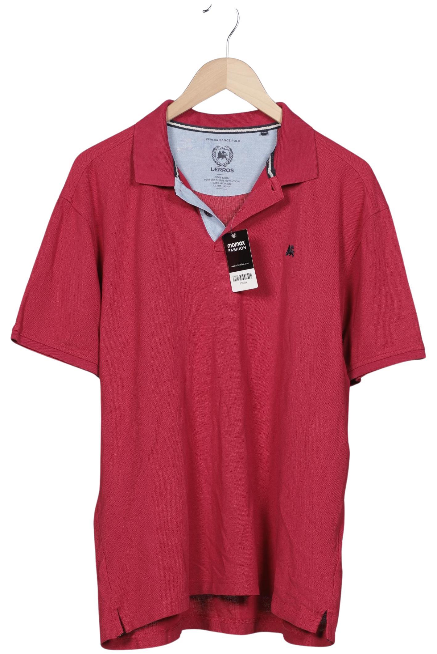 

Lerros Herren Poloshirt, rot, Gr. 56