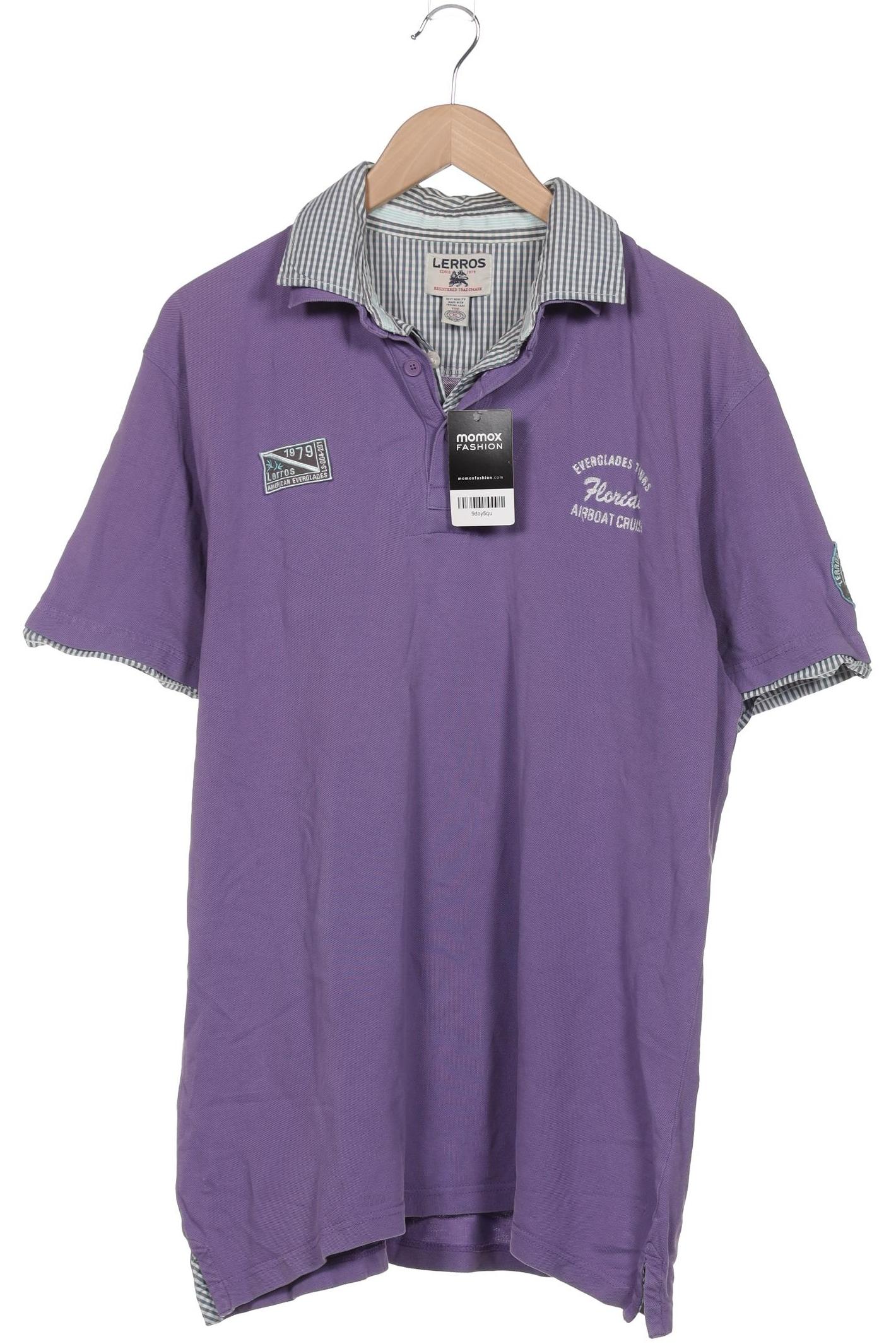 

Lerros Herren Poloshirt, flieder, Gr. 54