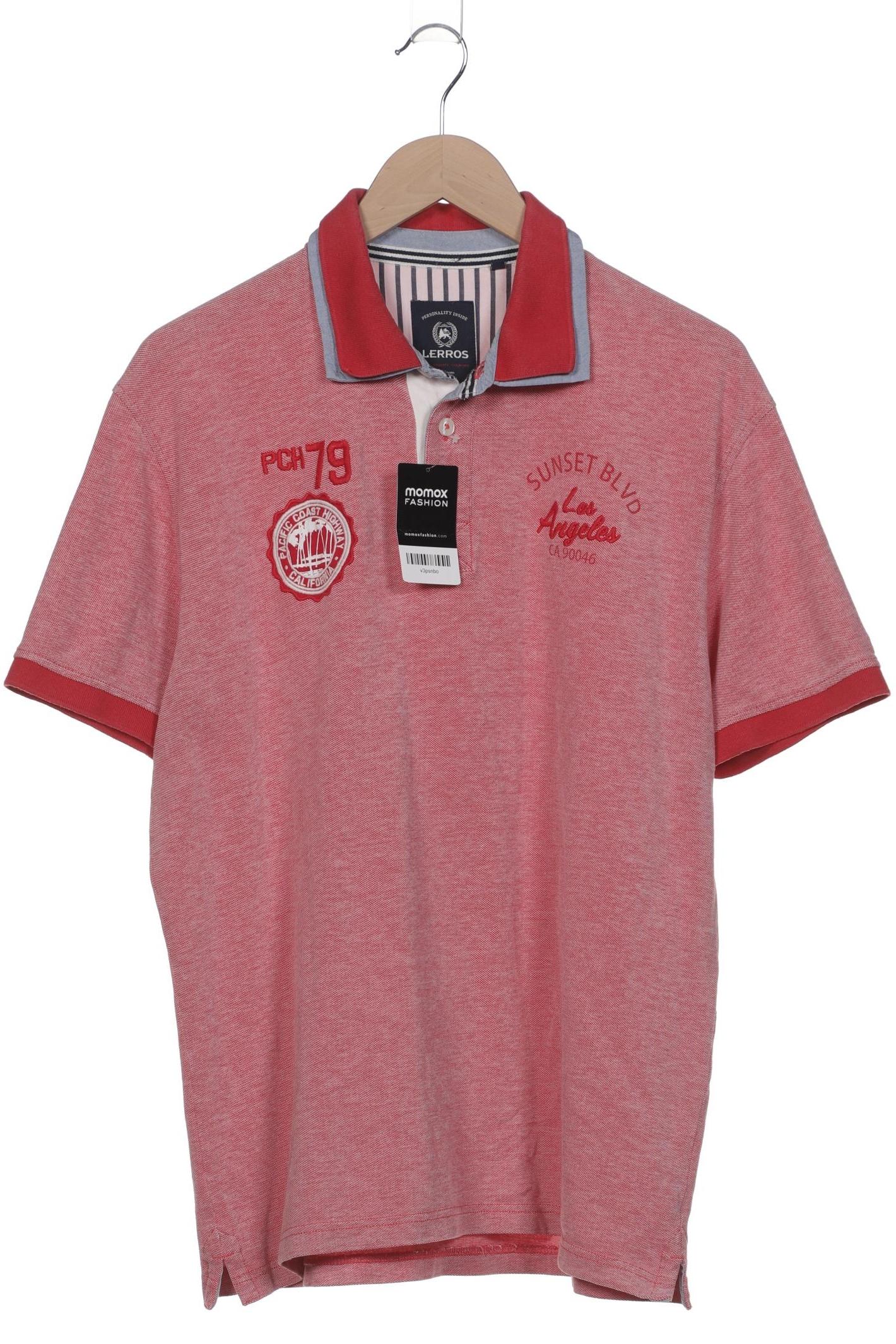 

Lerros Herren Poloshirt, rot, Gr. 54