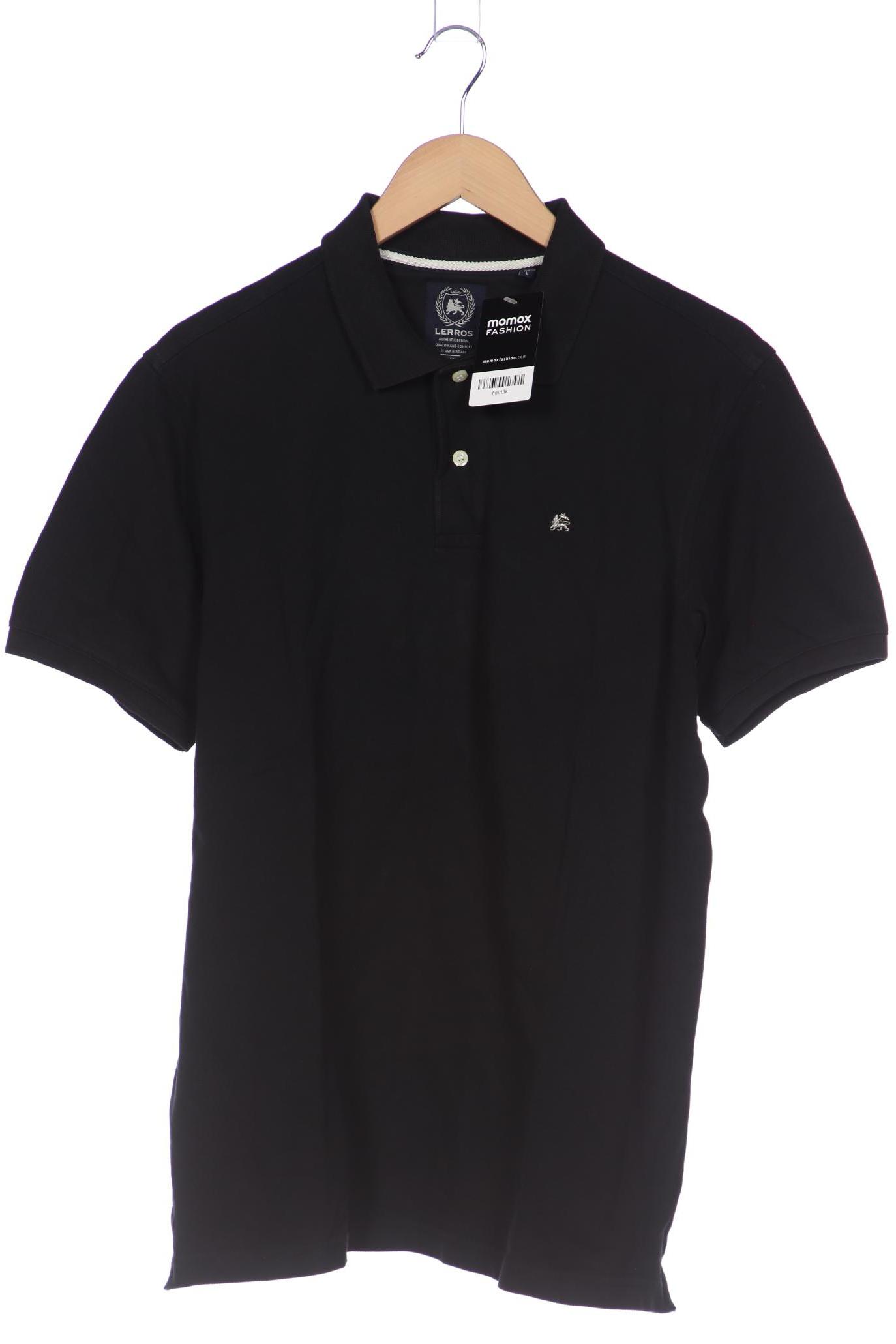 

Lerros Herren Poloshirt, schwarz