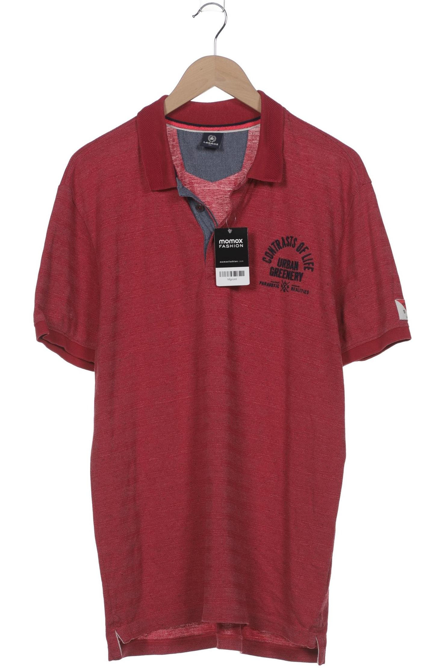 

Lerros Herren Poloshirt, bordeaux, Gr. 54