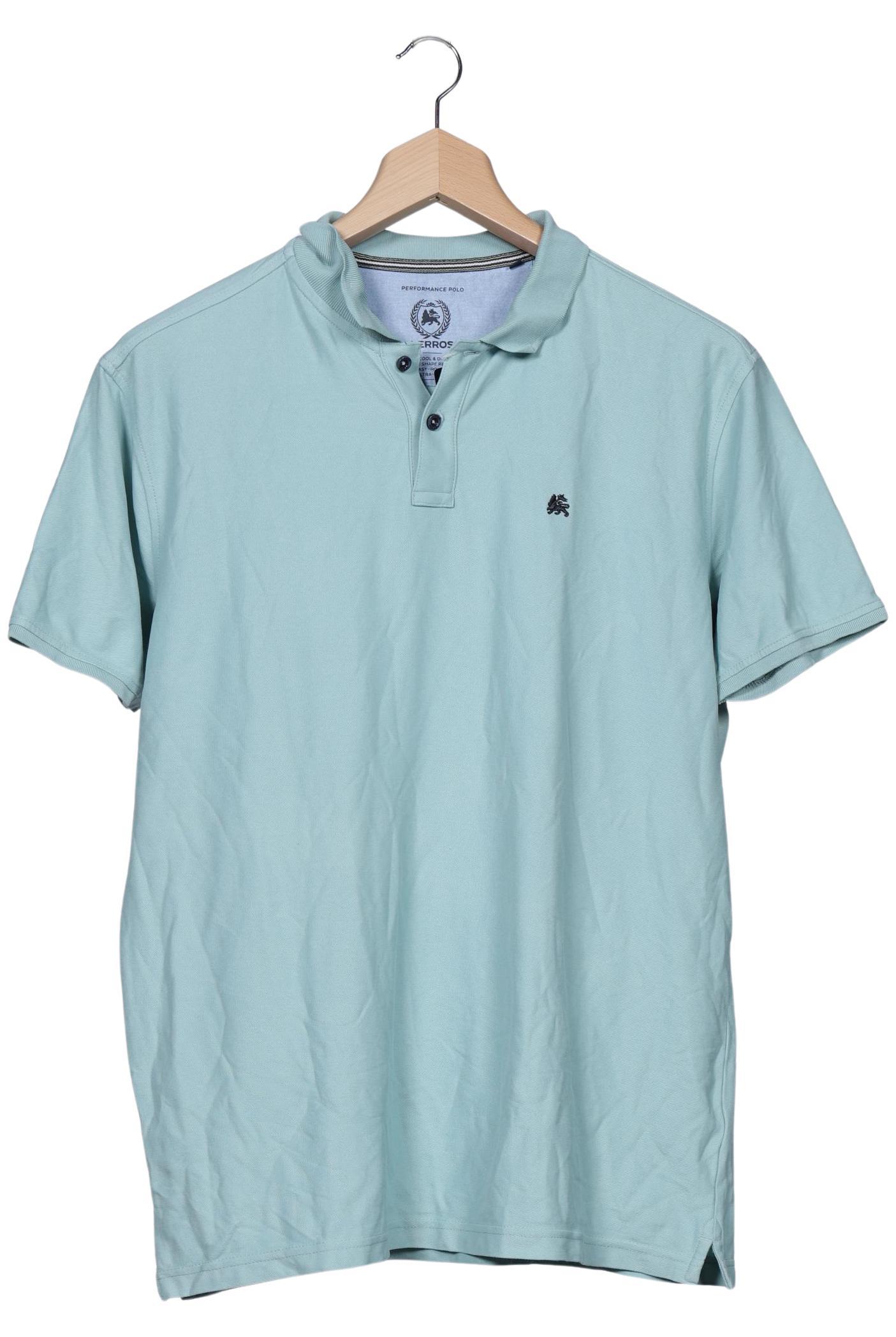 

Lerros Herren Poloshirt, türkis, Gr. 58