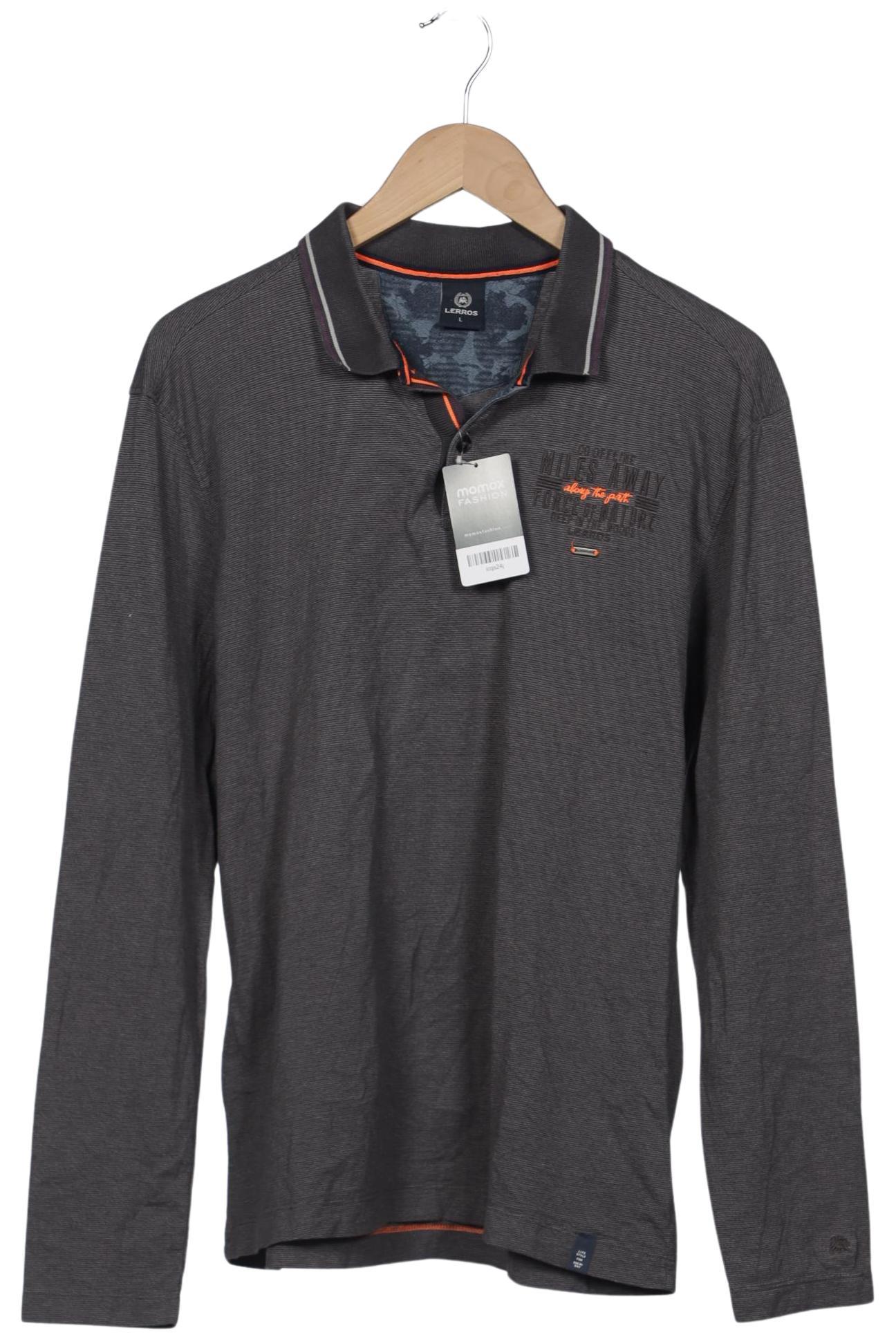 

Lerros Herren Poloshirt, grau, Gr. 52