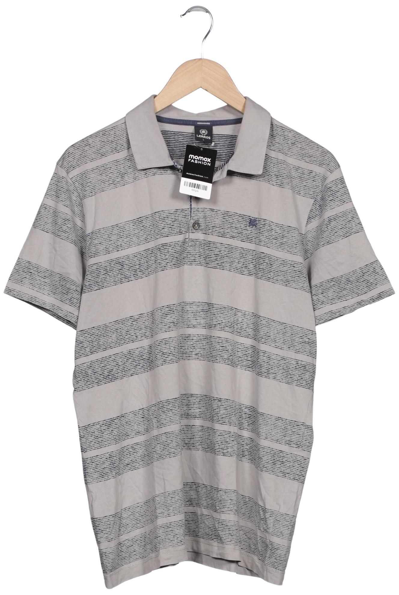

Lerros Herren Poloshirt, grau, Gr. 52