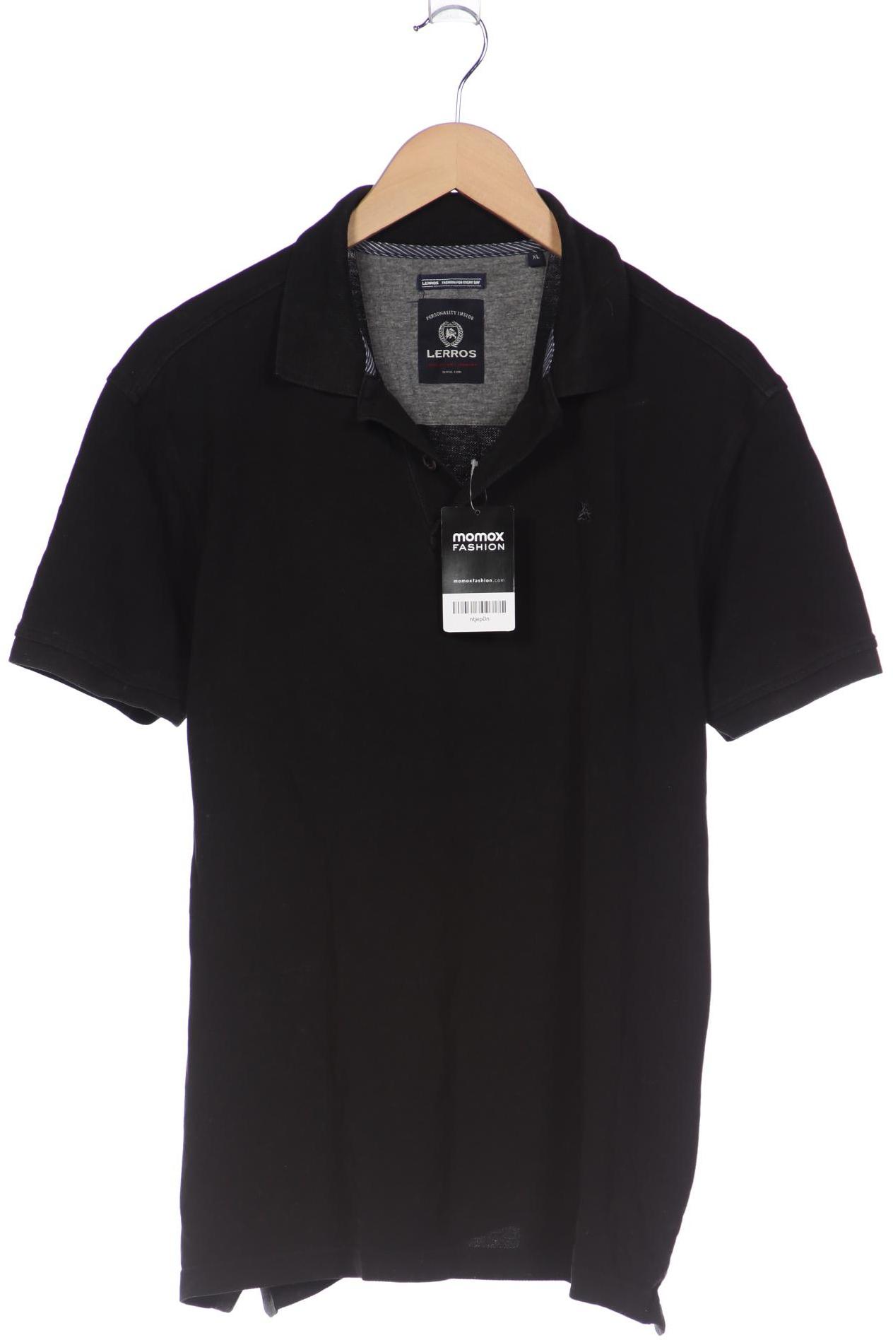 

Lerros Herren Poloshirt, schwarz