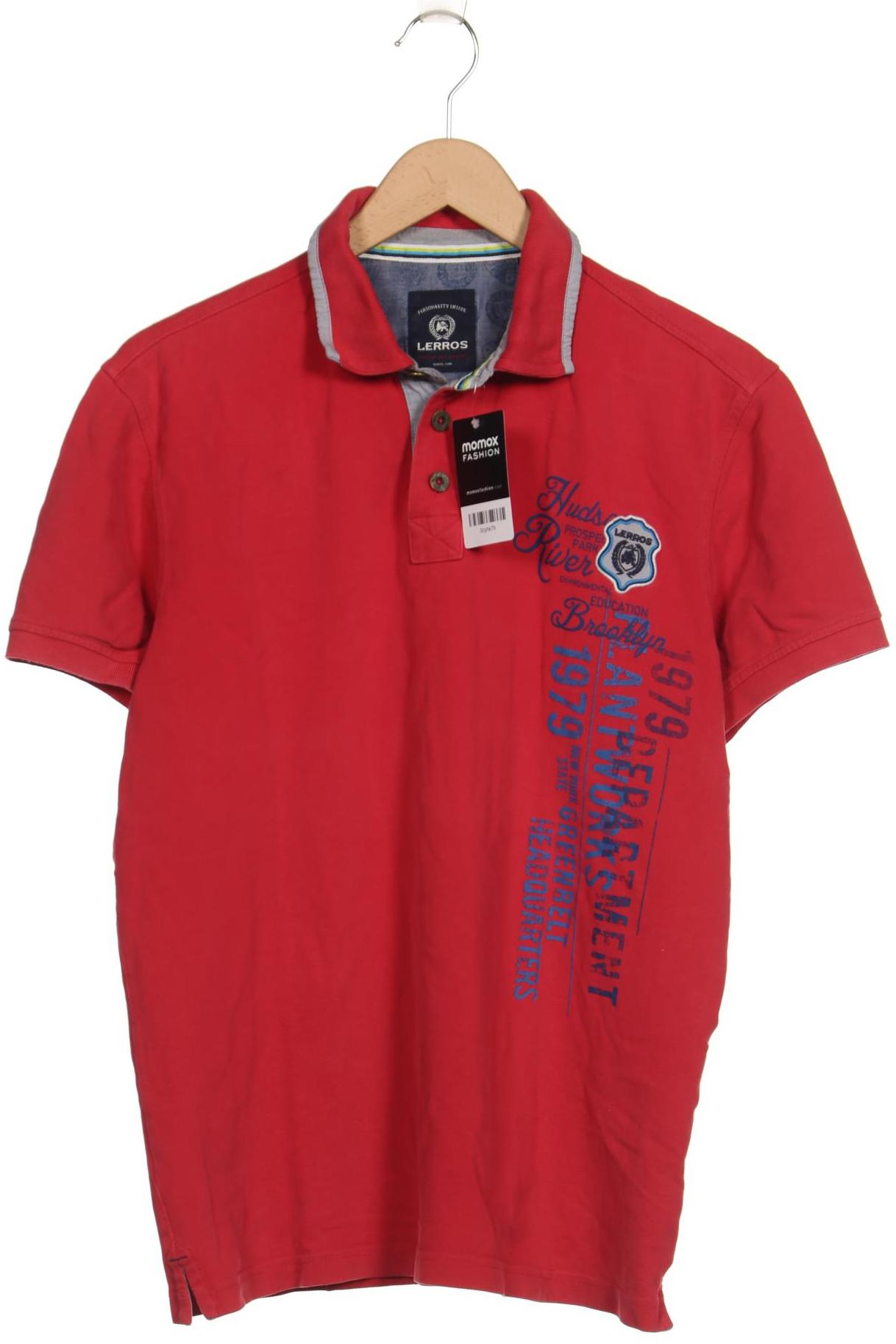 

Lerros Herren Poloshirt, rot, Gr. 52
