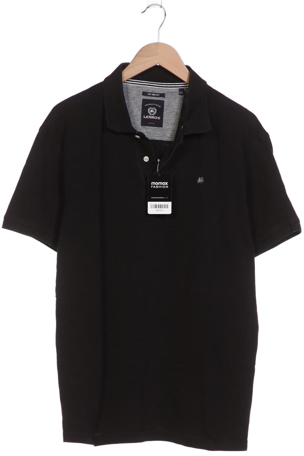 

Lerros Herren Poloshirt, schwarz, Gr. 56