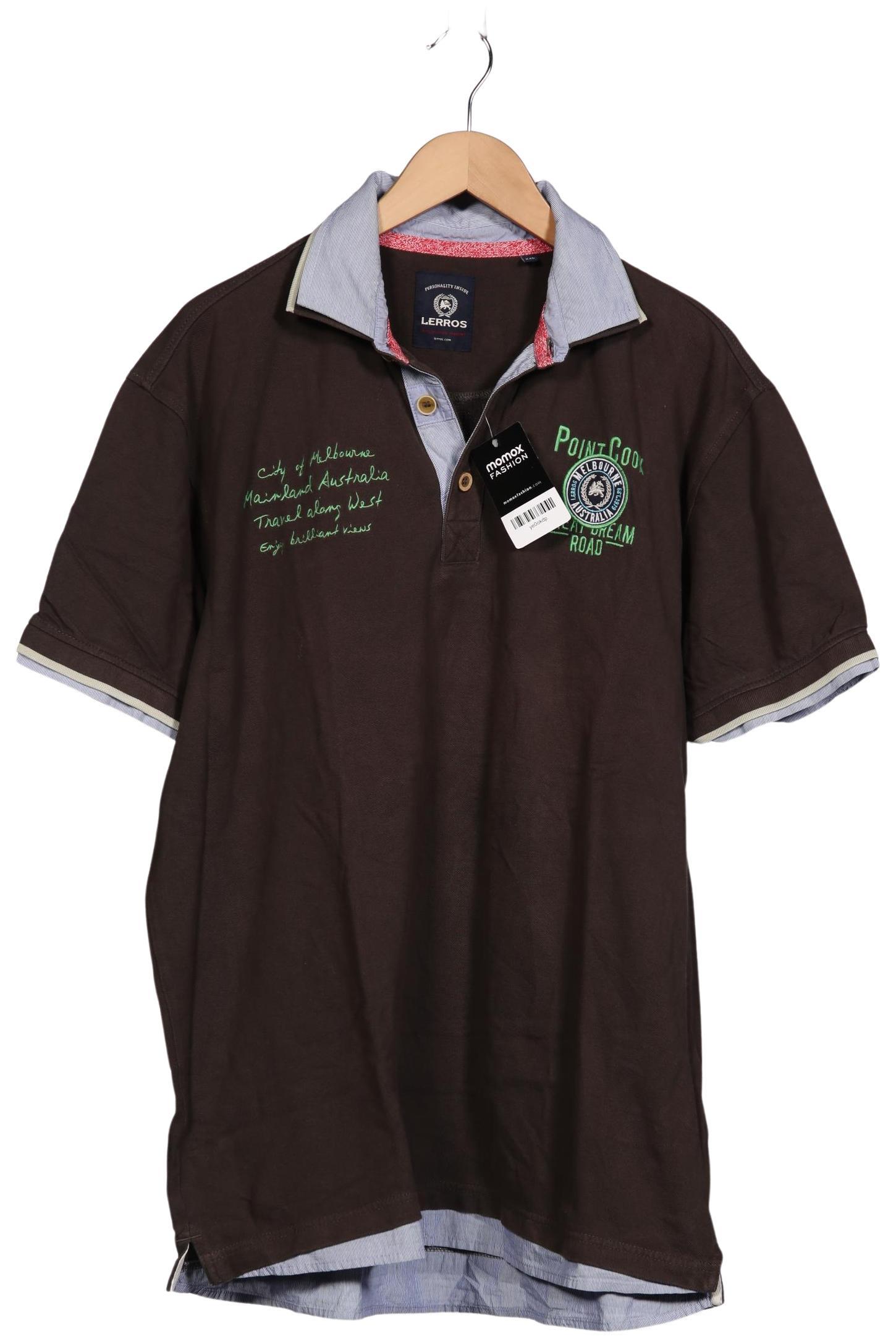 

Lerros Herren Poloshirt, braun, Gr. 56