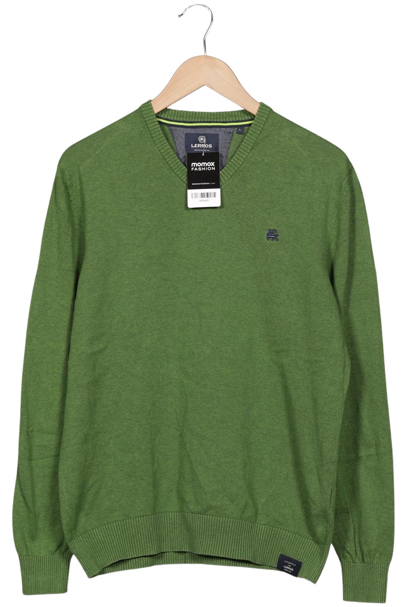 

Lerros Herren Pullover, grün, Gr. 52