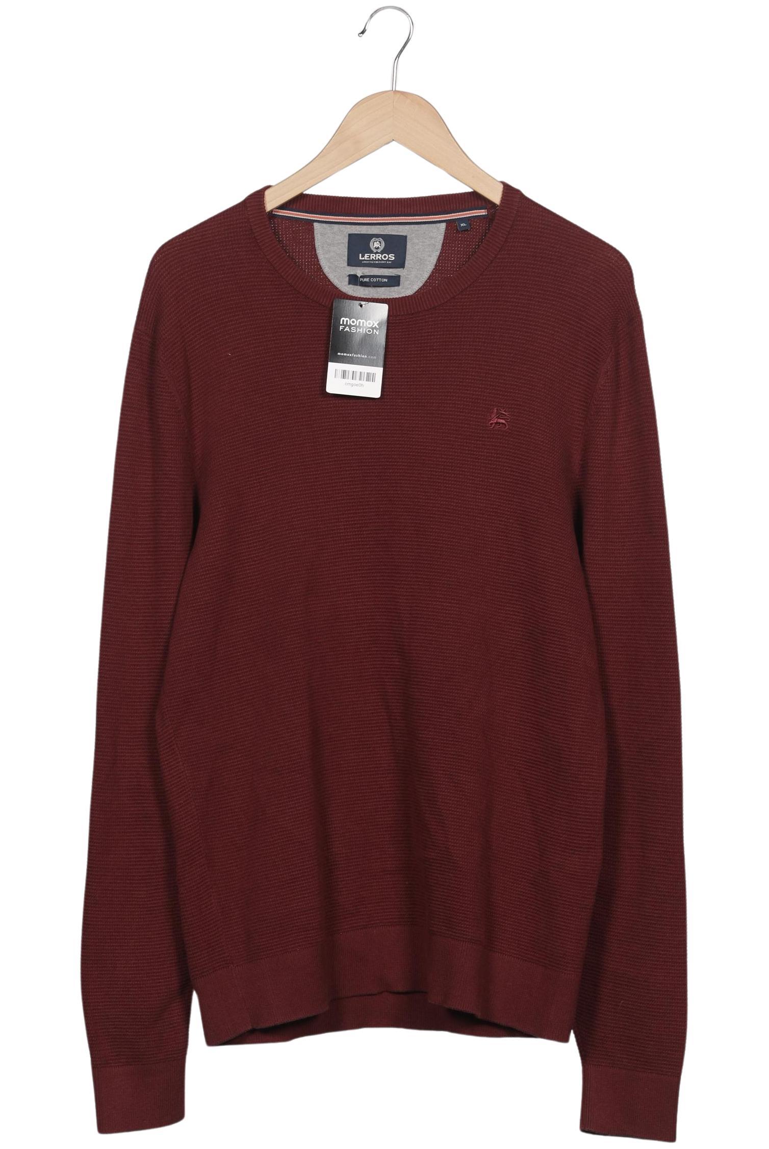 Thumbnail - Lerros Herren Pullover, bordeaux, Gr. 54