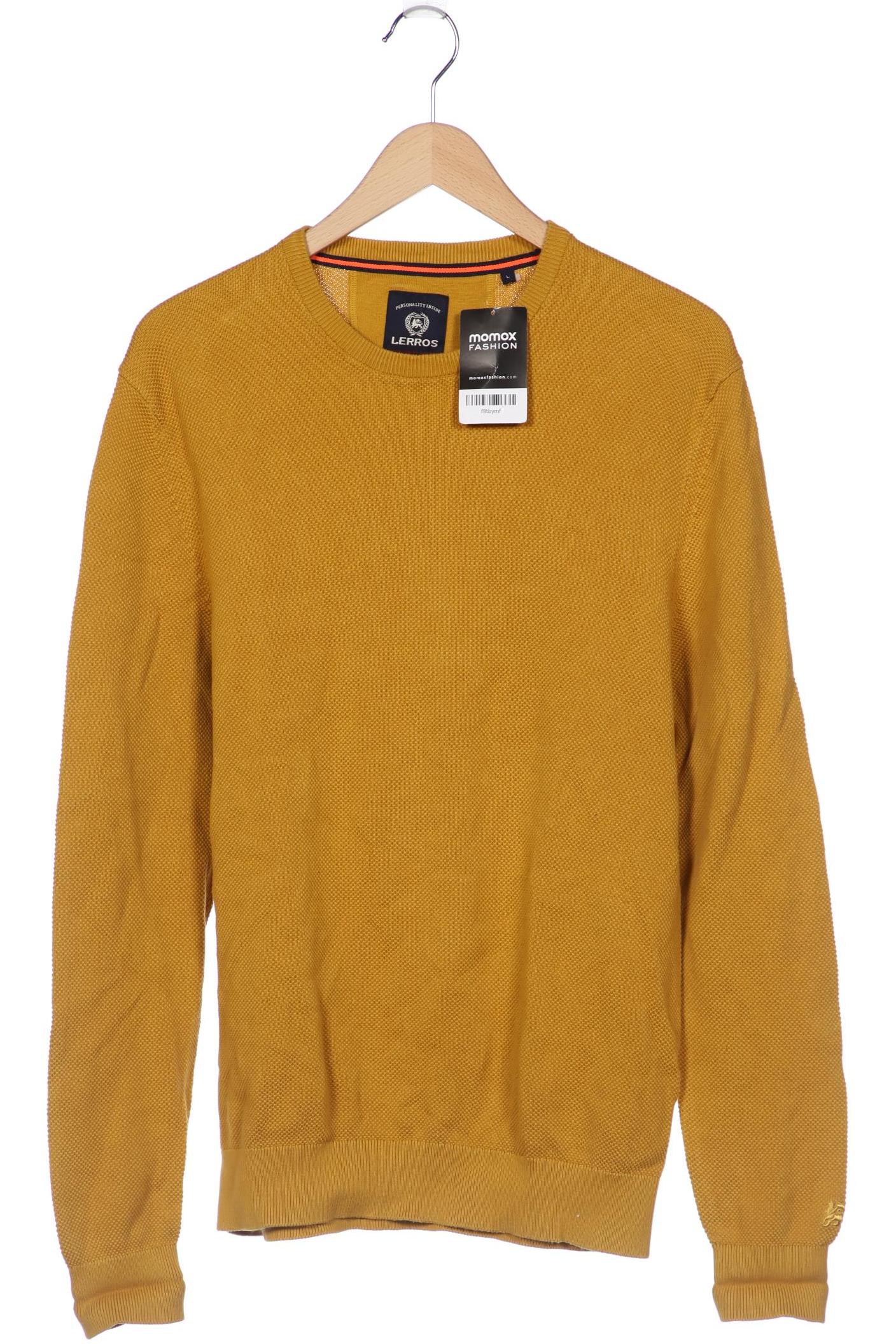 

Lerros Herren Pullover, gelb, Gr. 52