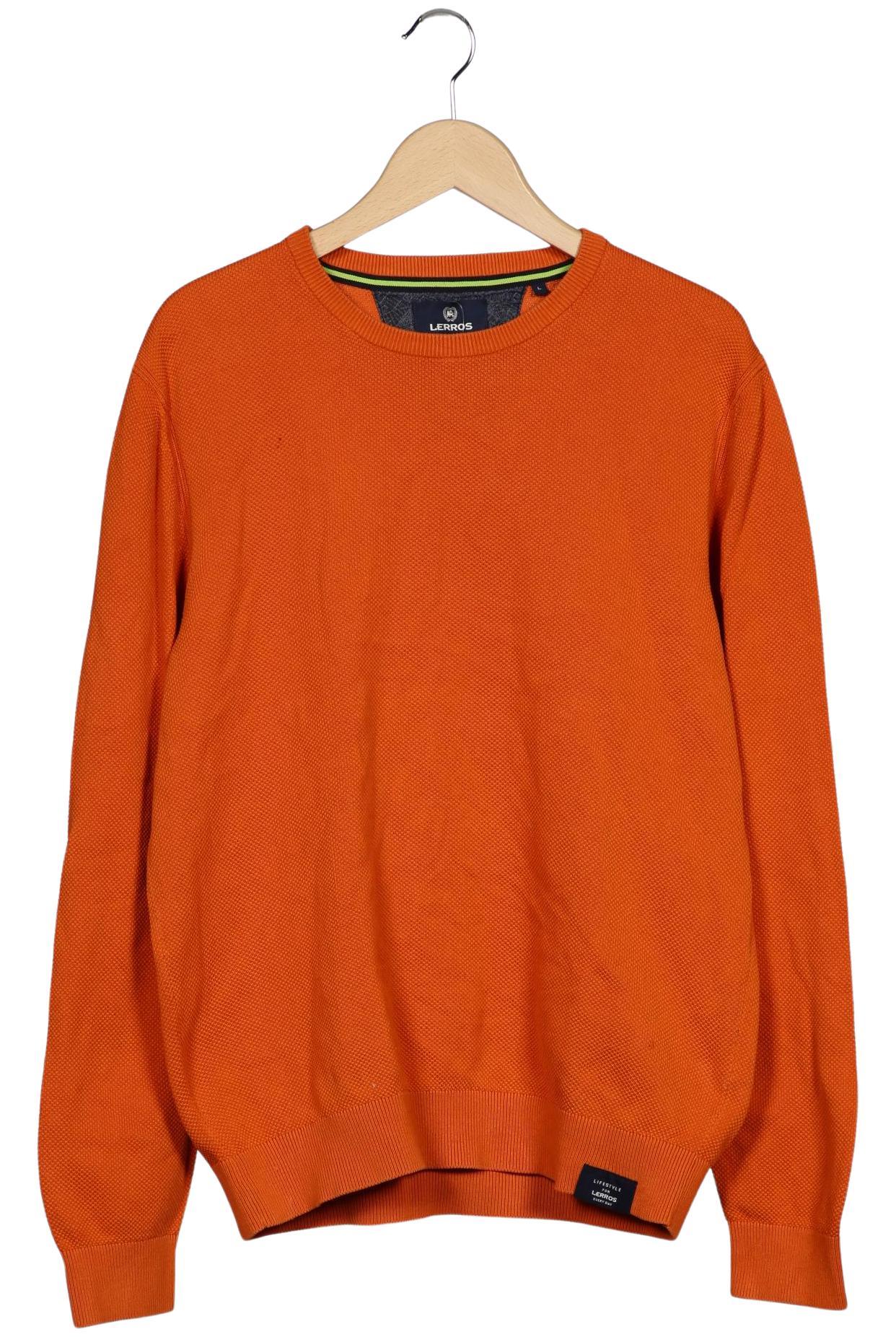 Thumbnail - Lerros Herren Pullover, orange, Gr. 52