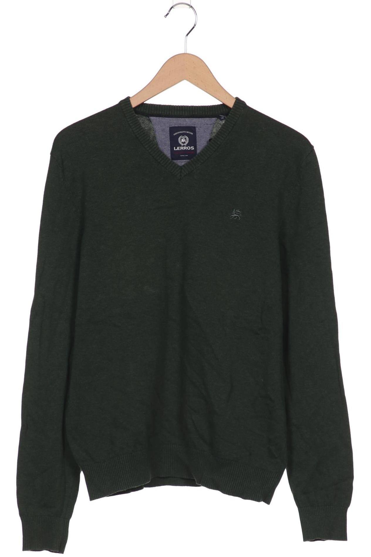 

Lerros Herren Pullover, grün, Gr. 48