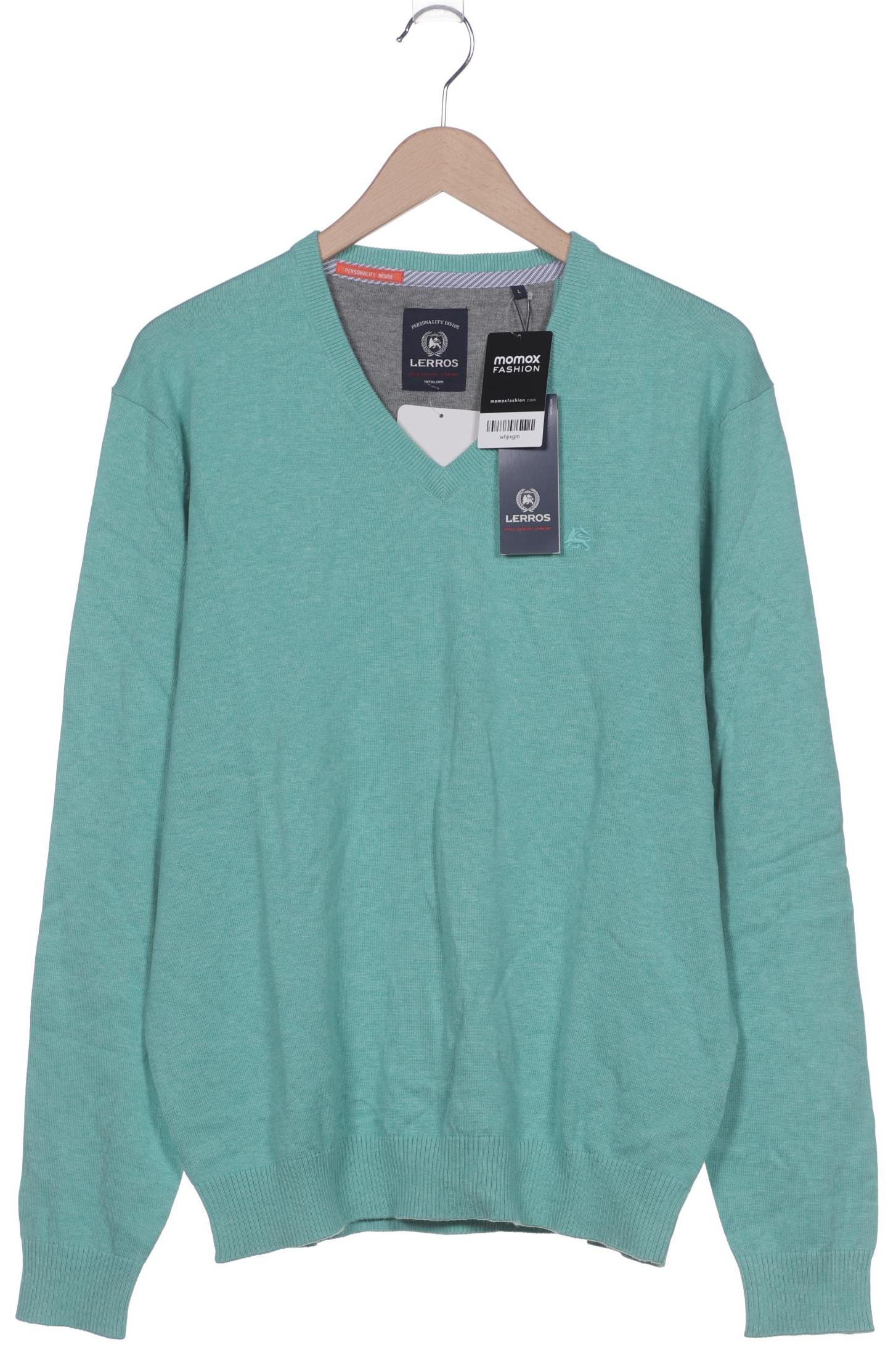 

Lerros Herren Pullover, türkis, Gr. 52