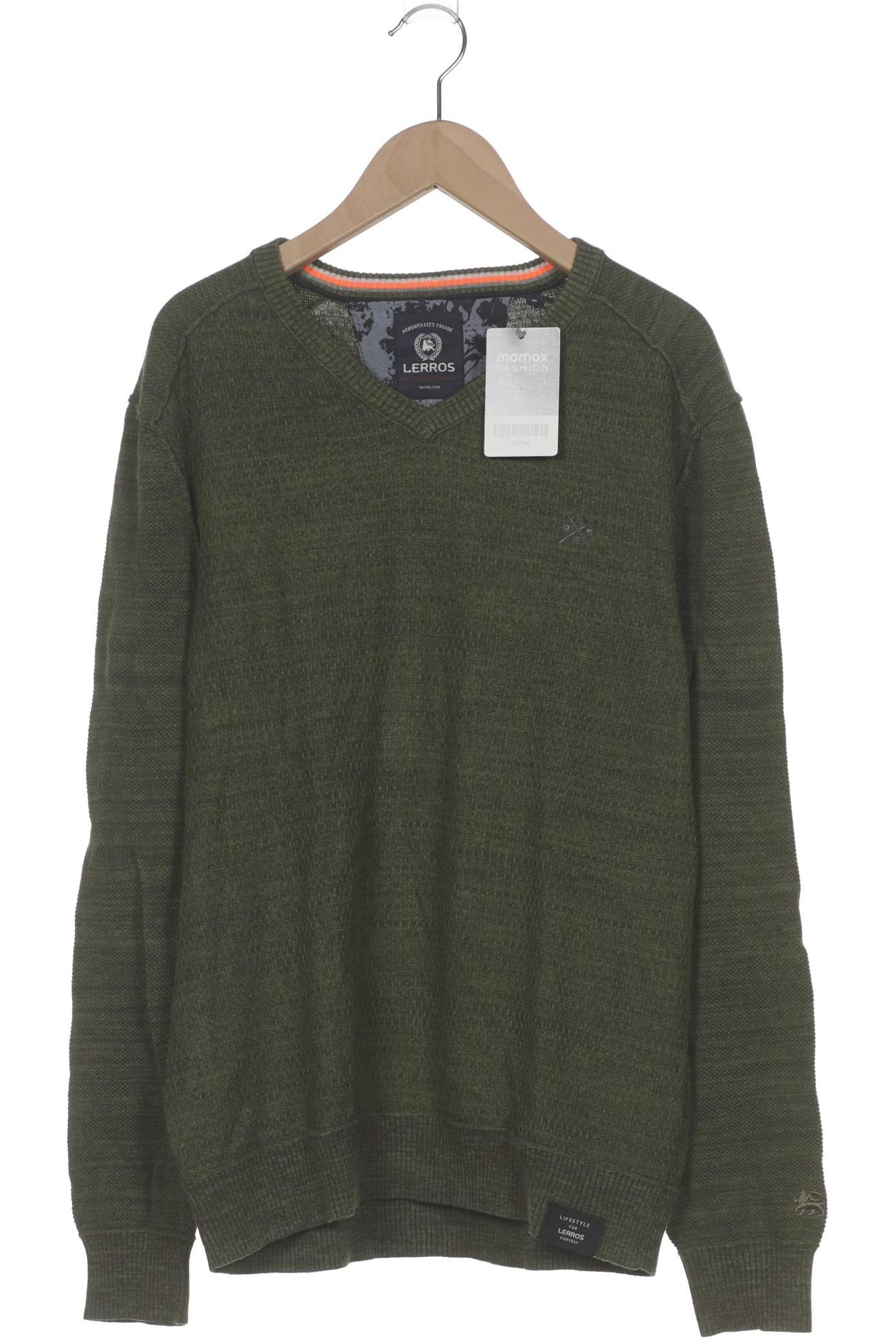 

Lerros Herren Pullover, grün, Gr. 48
