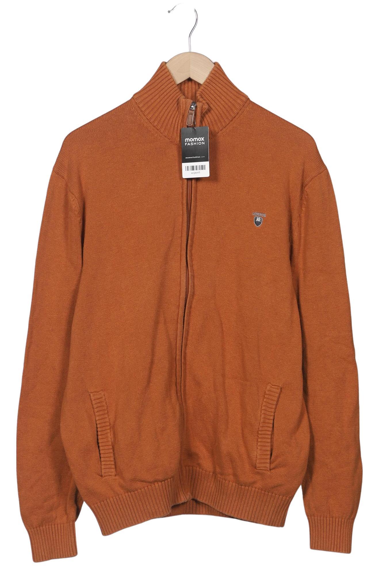 Thumbnail - Lerros Herren Strickjacke, orange, Gr. 56