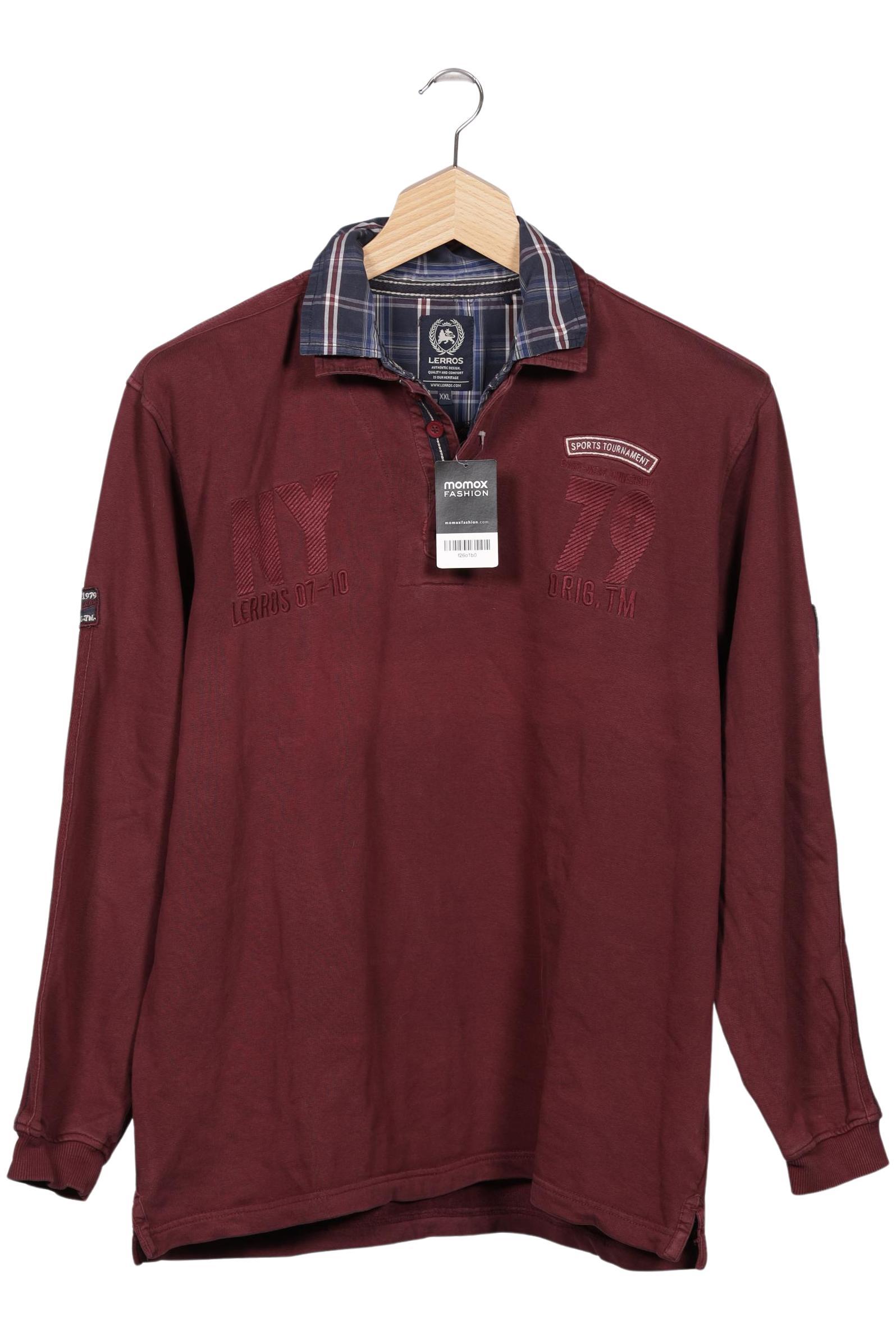 

Lerros Herren Sweatshirt, bordeaux, Gr. 56