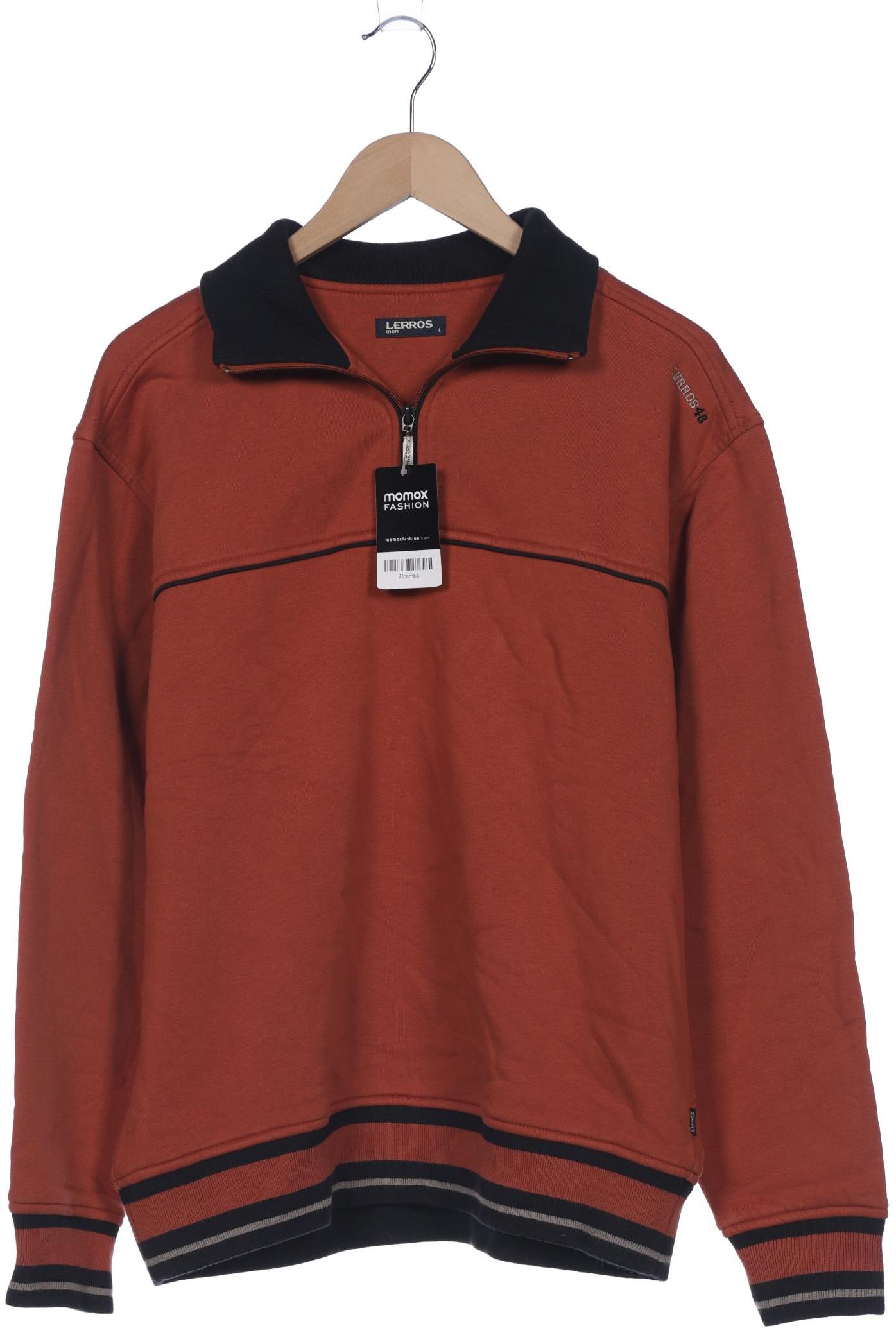 

Lerros Herren Sweatshirt, orange, Gr. 52