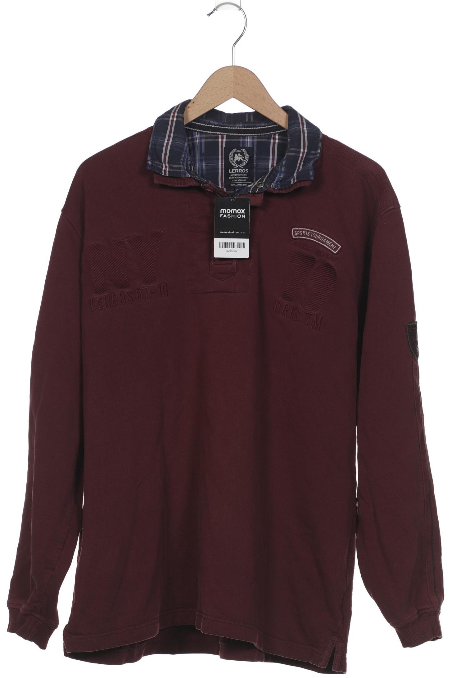 

Lerros Herren Sweatshirt, bordeaux, Gr. 56