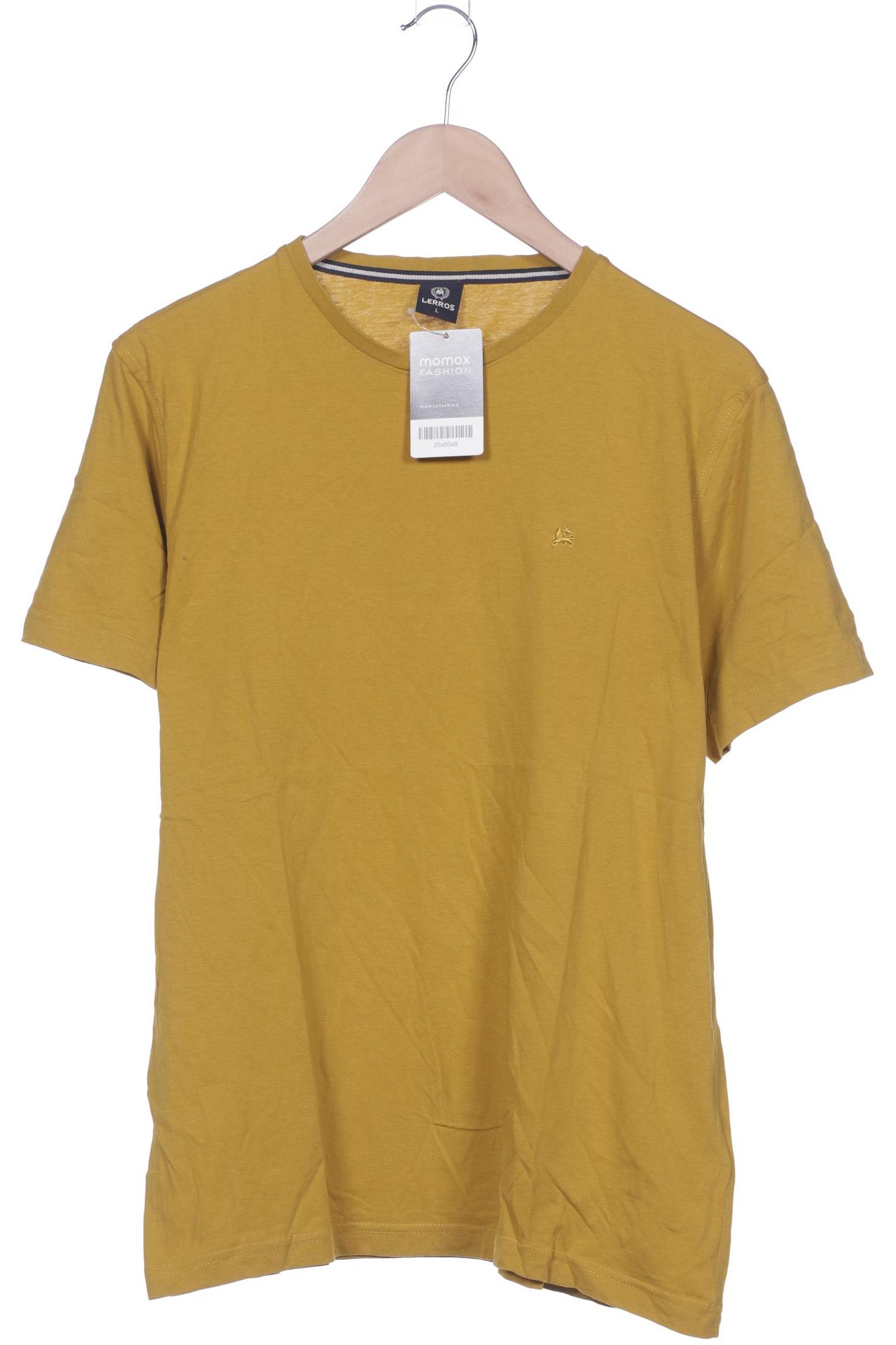

Lerros Herren T-Shirt, gelb, Gr. 52