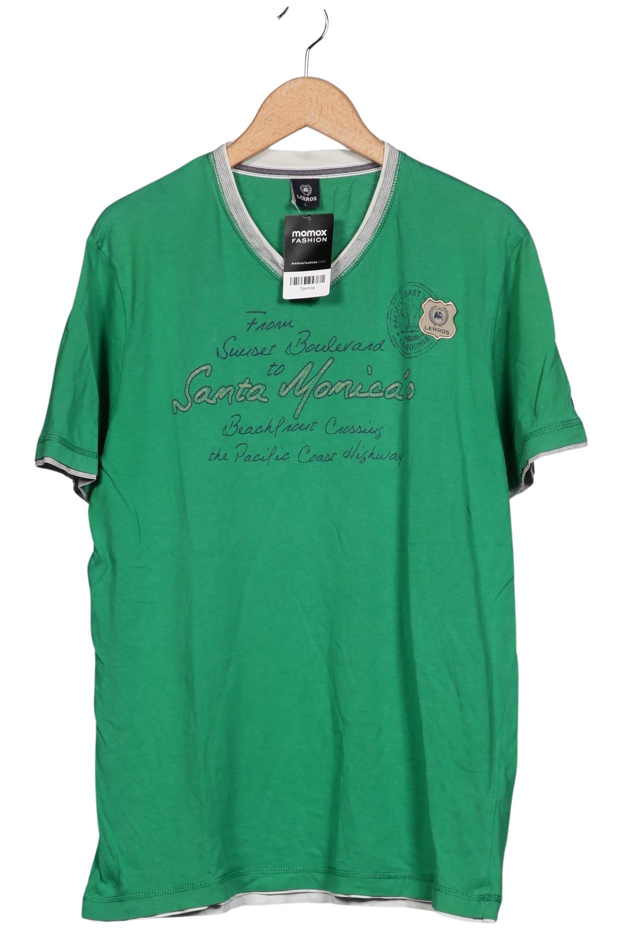 

Lerros Herren T-Shirt, grün, Gr. 52