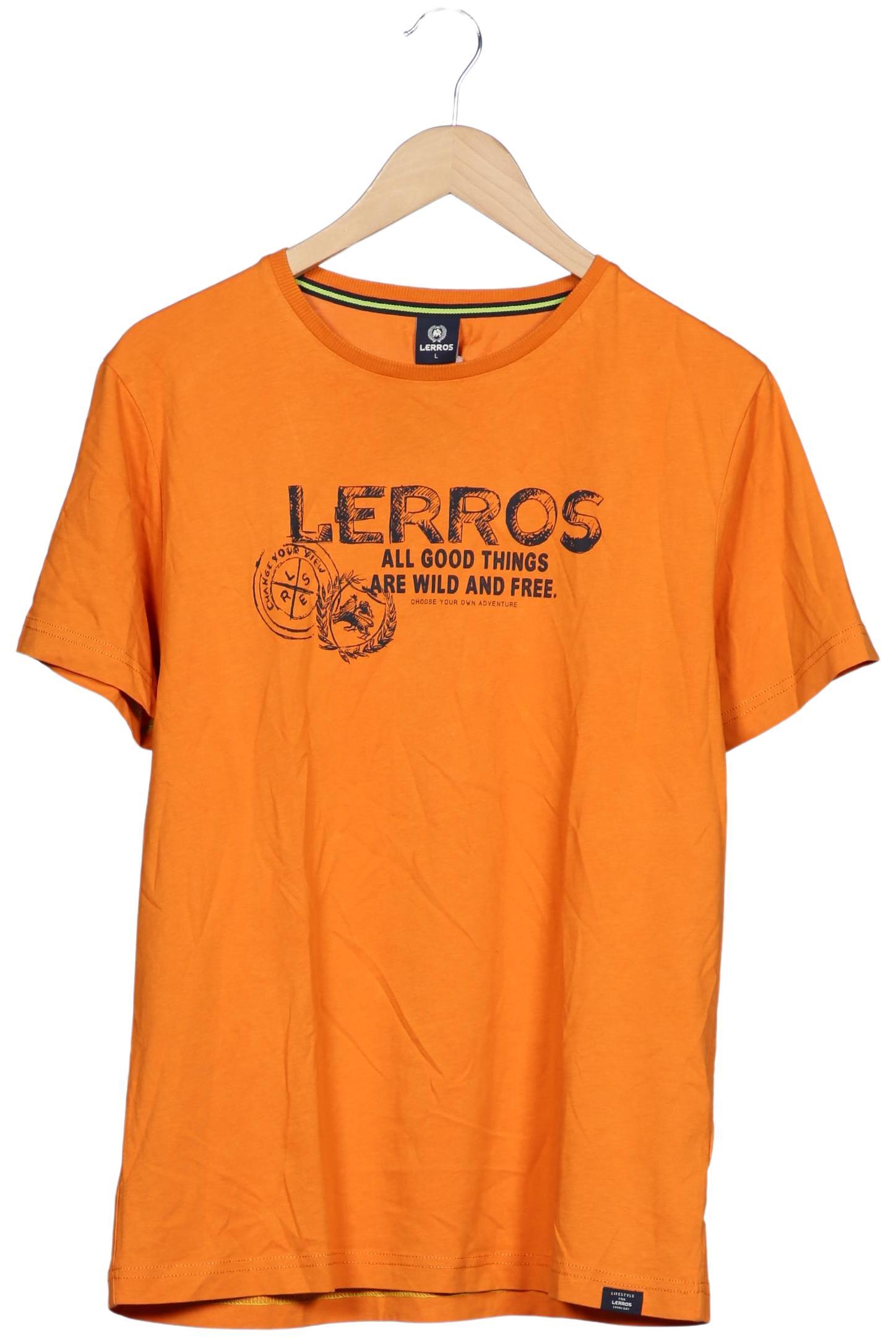 

Lerros Herren T-Shirt, orange, Gr. 52