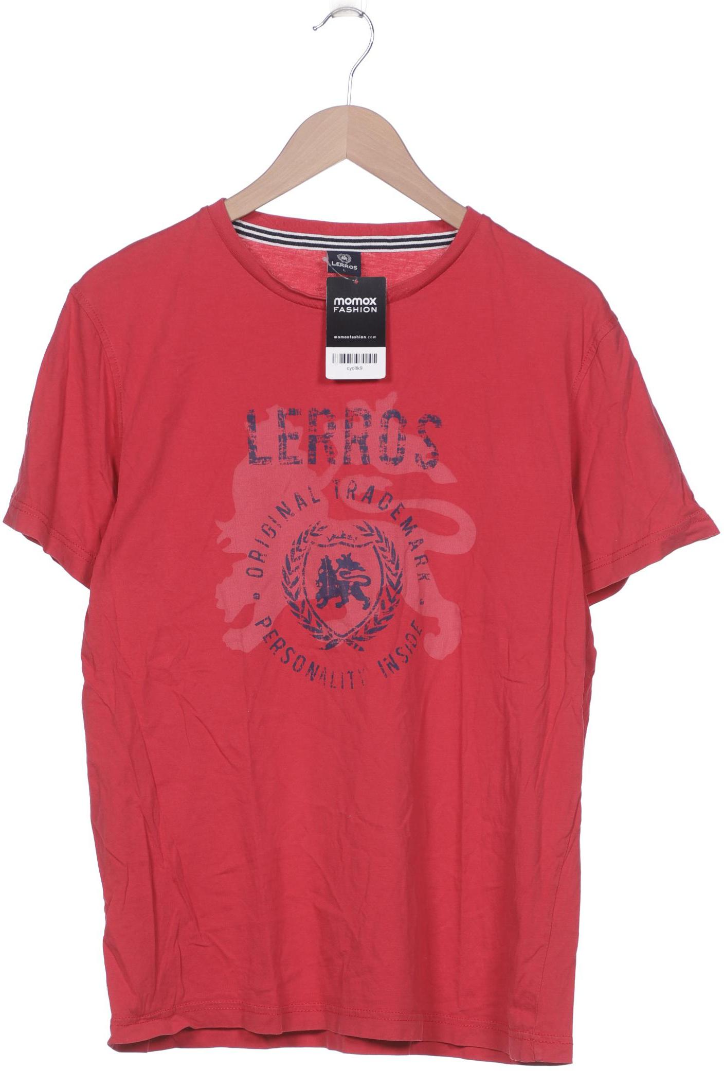 

Lerros Herren T-Shirt, pink, Gr. 52