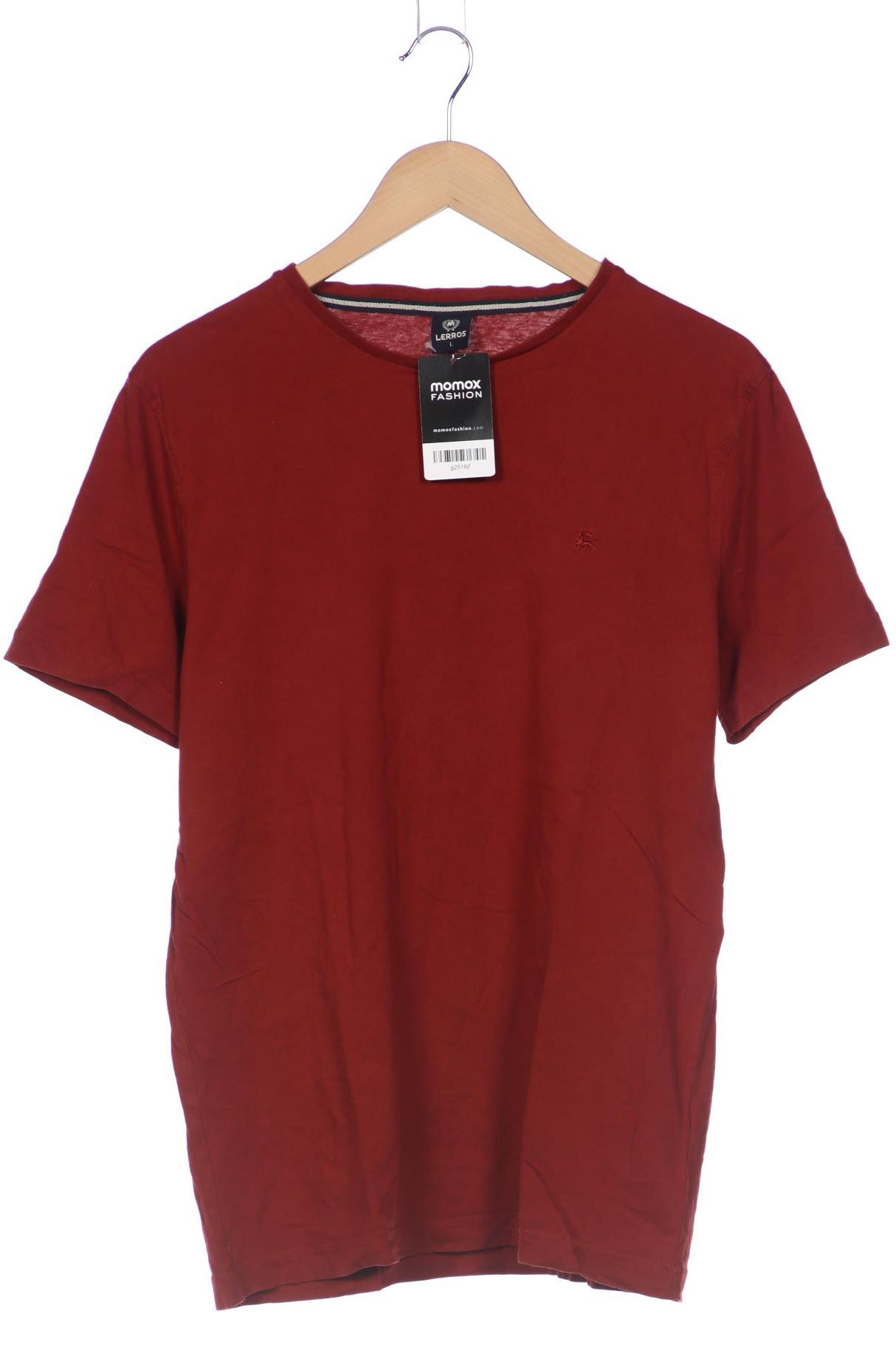 

Lerros Herren T-Shirt, bordeaux, Gr. 52