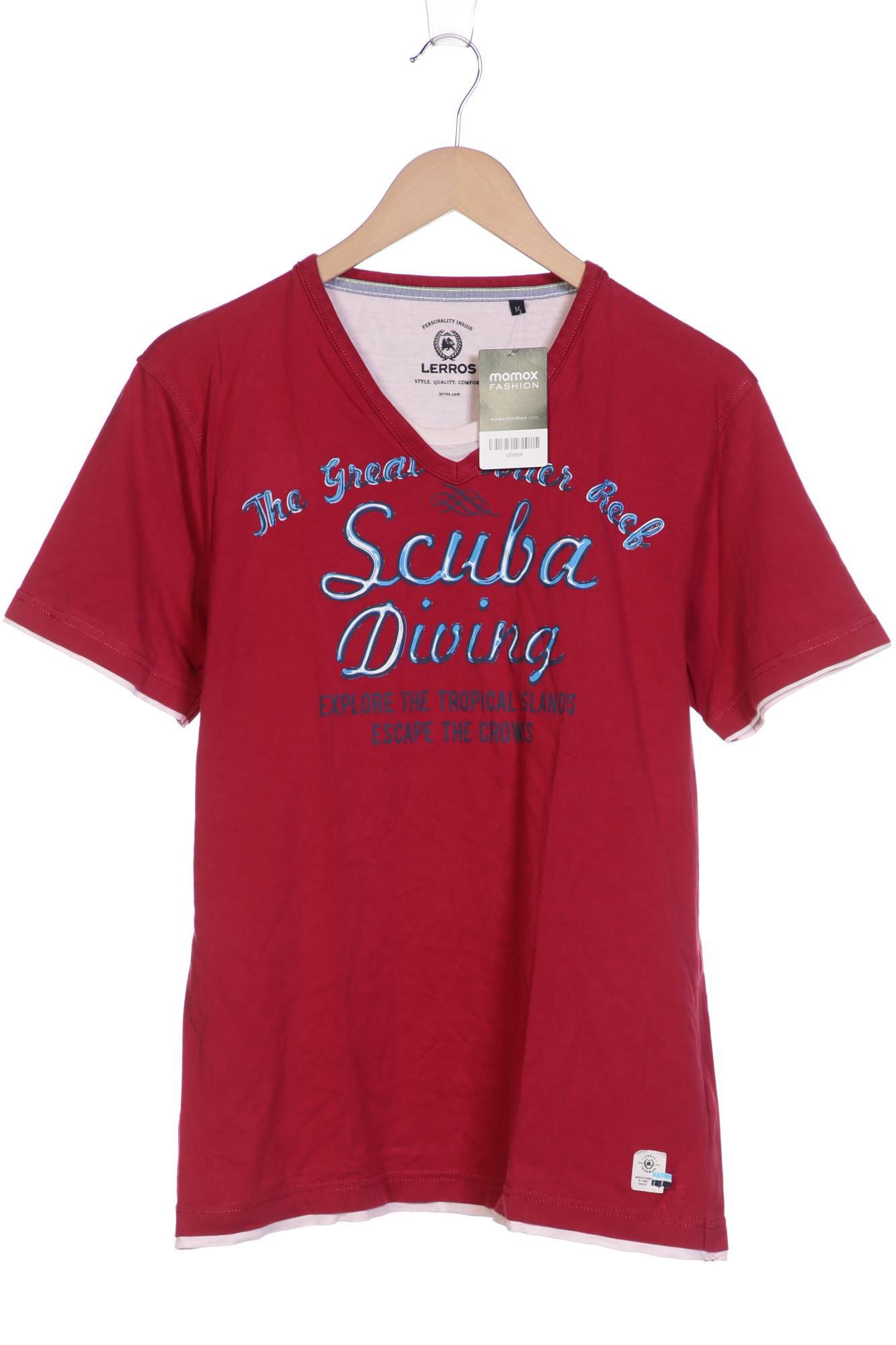 

Lerros Herren T-Shirt, bordeaux, Gr. 48