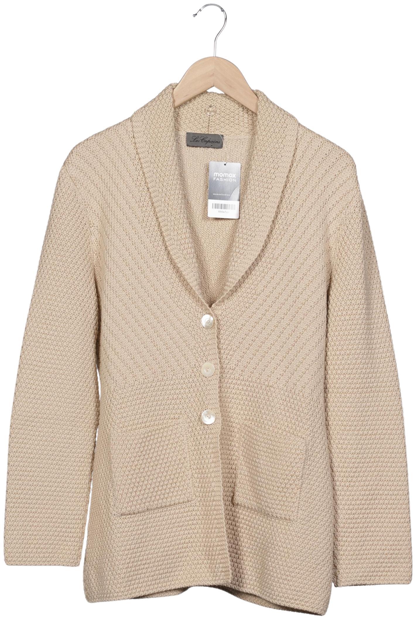 

Les Copains Damen Strickjacke, beige, Gr. 46