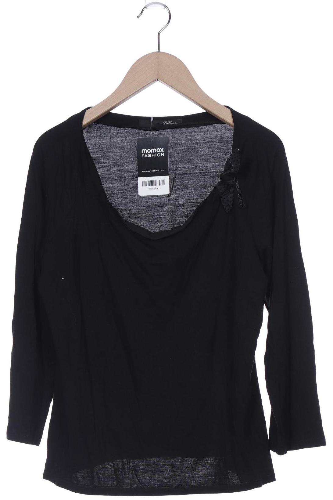 

Les Copains Damen Langarmshirt, schwarz, Gr. 46