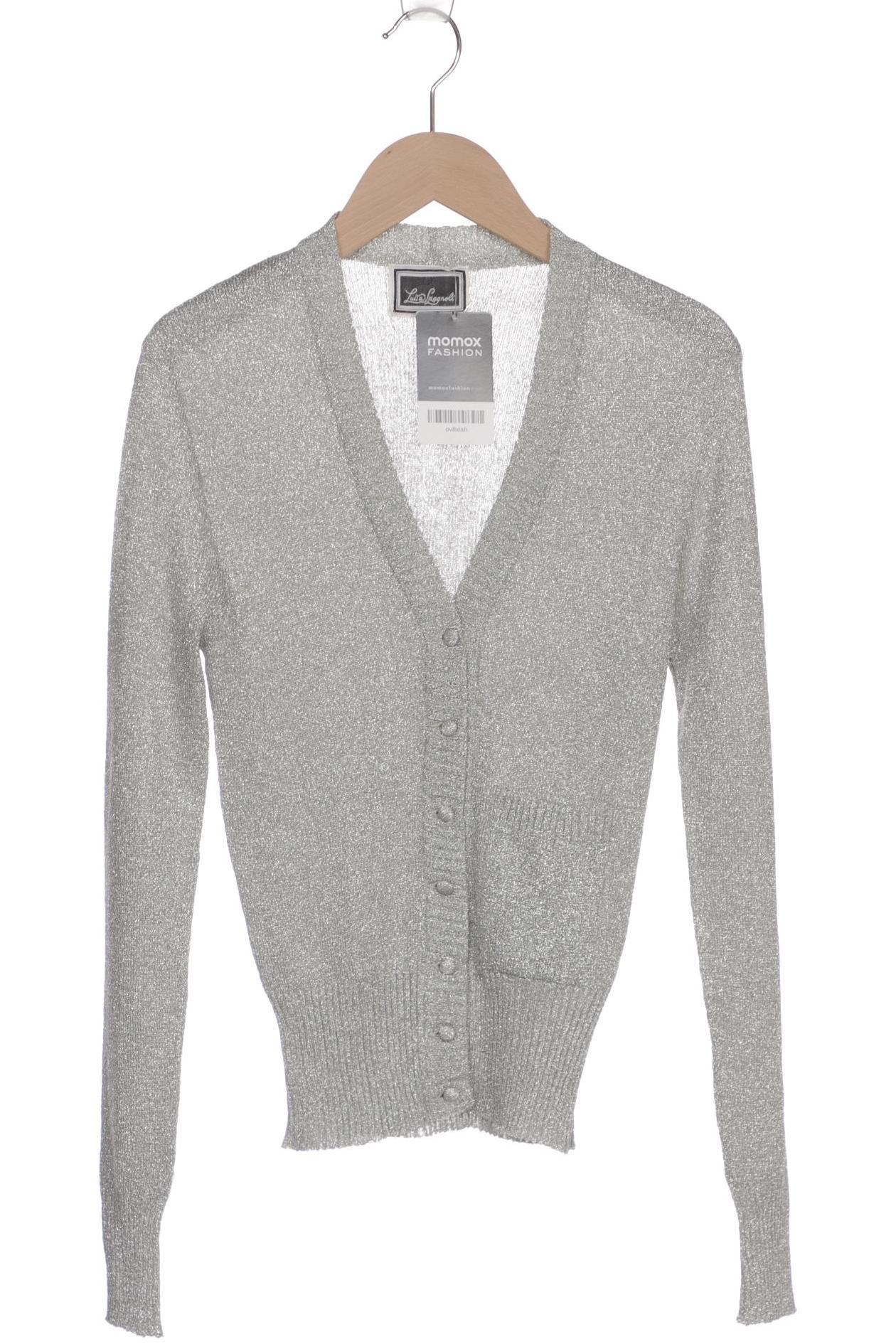 

Les Copains Damen Strickjacke, silber, Gr. 30