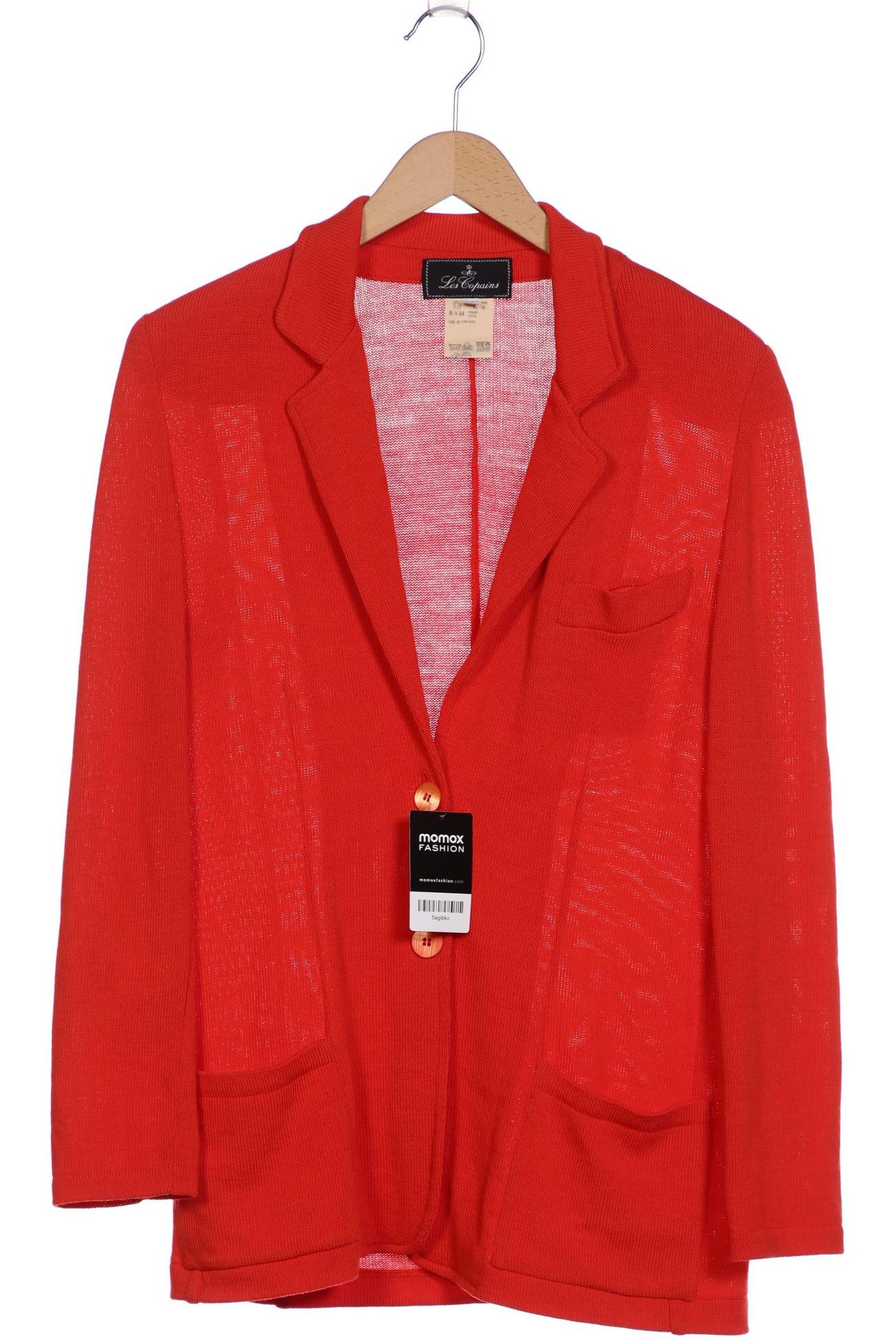 

Les Copains Damen Strickjacke, orange, Gr. 42