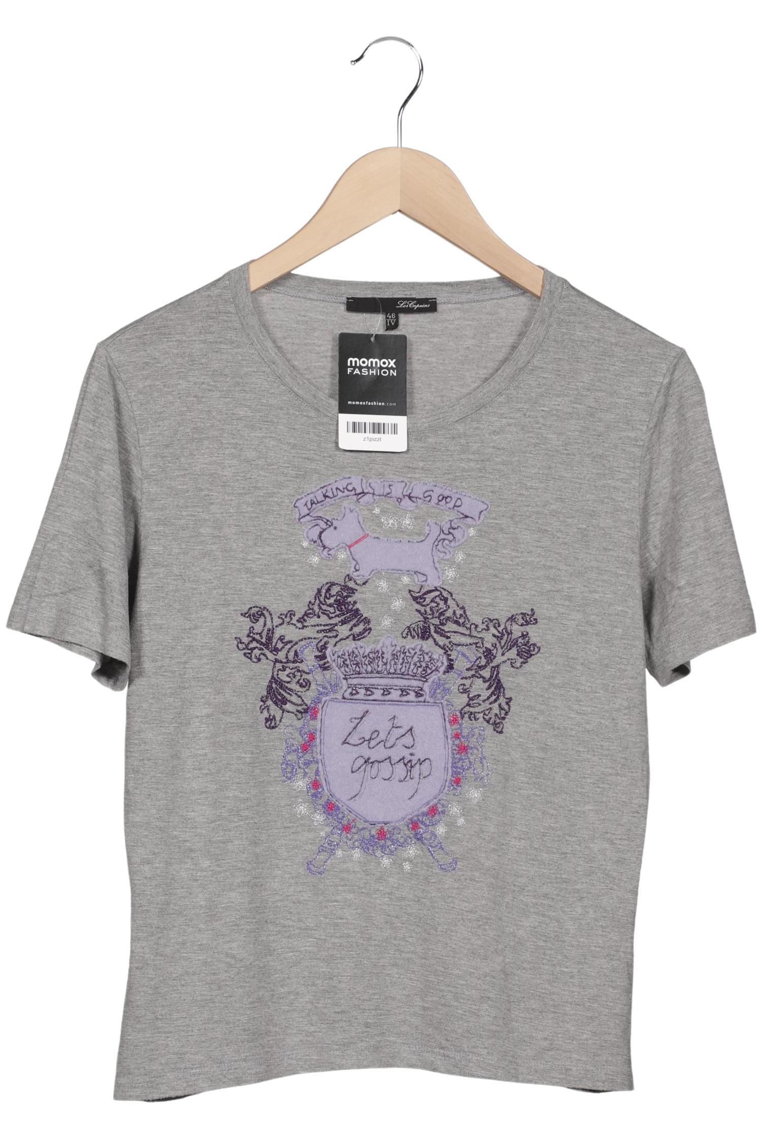 

Les Copains Damen T-Shirt, grau, Gr. 46