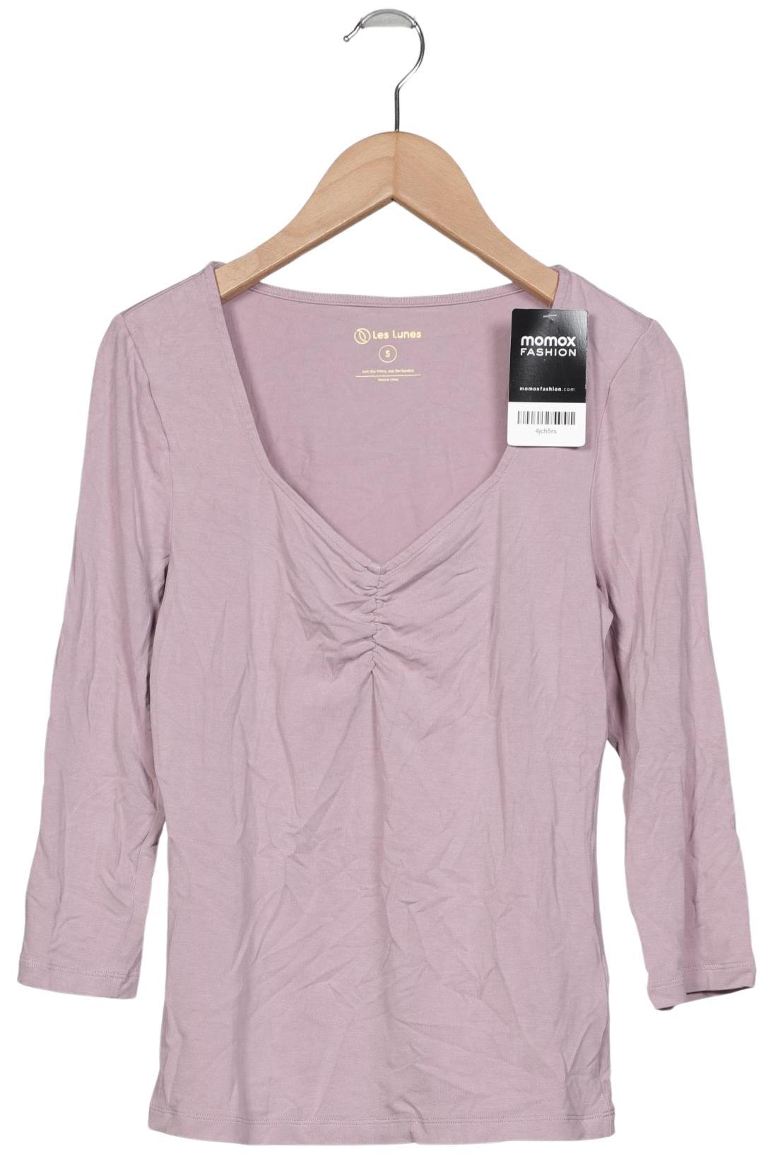

Les Lunes Damen Langarmshirt, flieder, Gr. 36