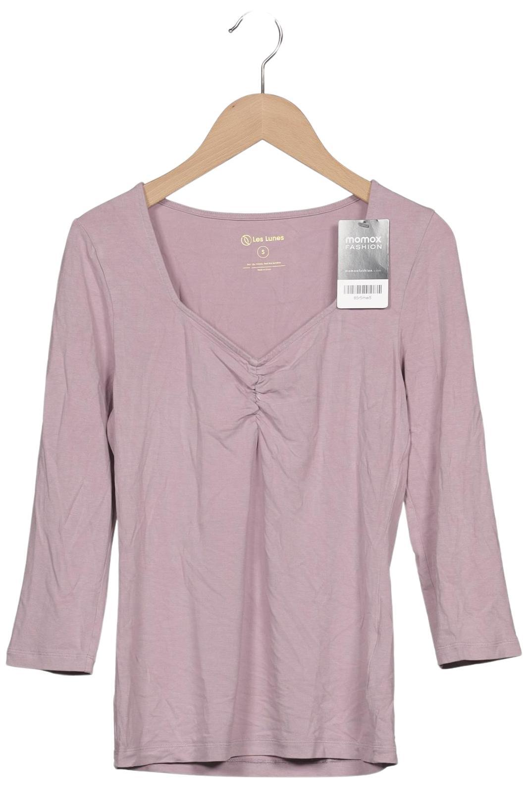 

Les Lunes Damen Langarmshirt, flieder, Gr. 36