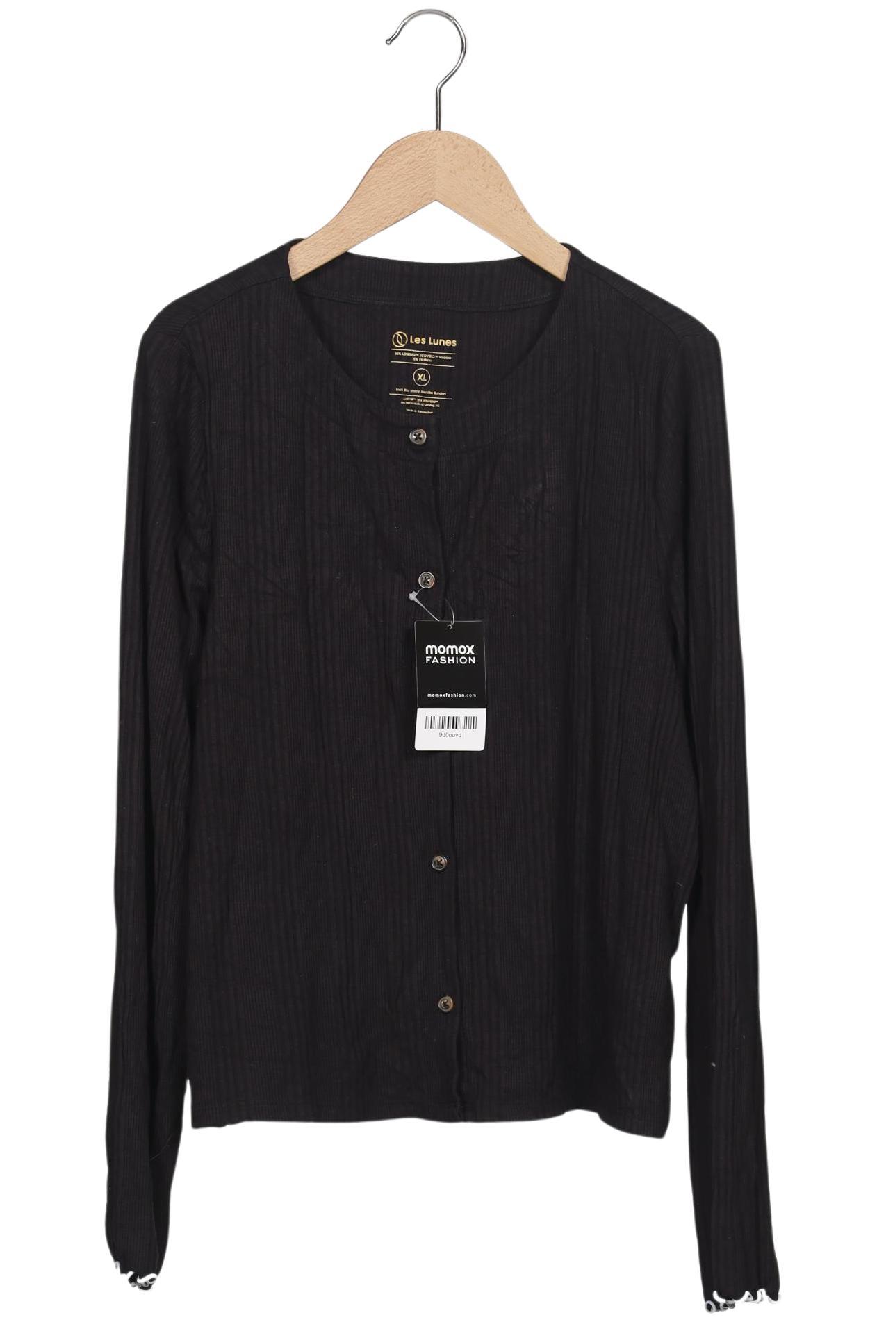 

Les Lunes Damen Strickjacke, schwarz, Gr. 44