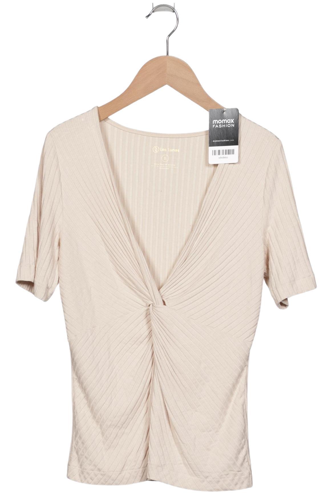 

Les Lunes Damen T-Shirt, beige, Gr. 36