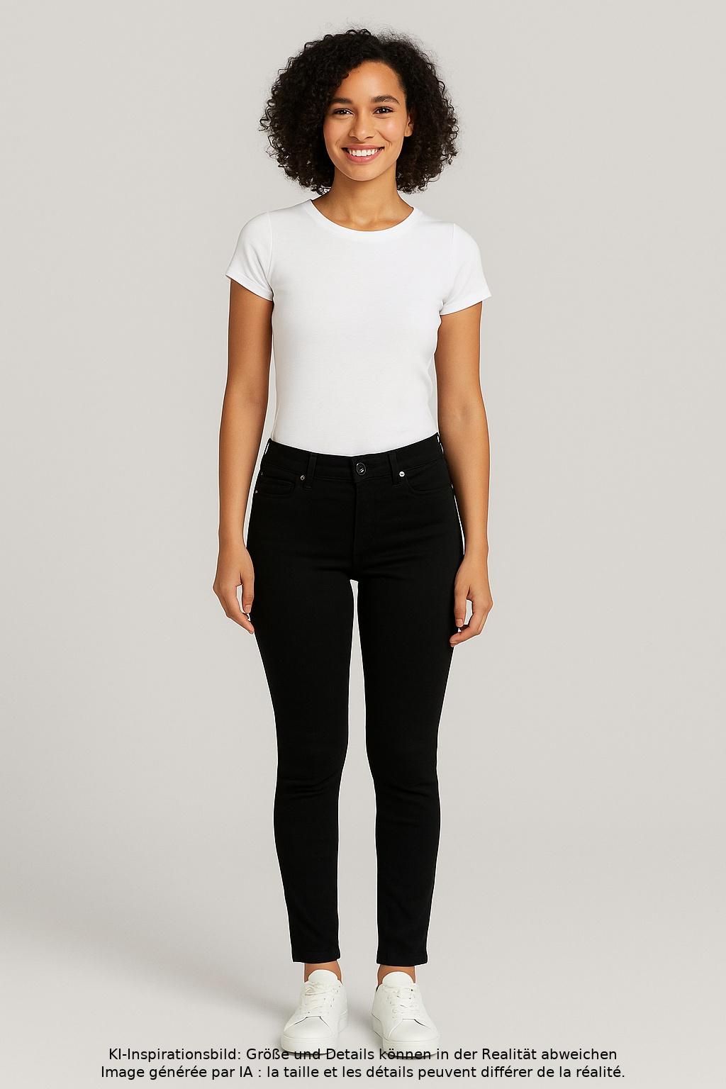 

Levis Damen Jeans, schwarz, Gr. 25