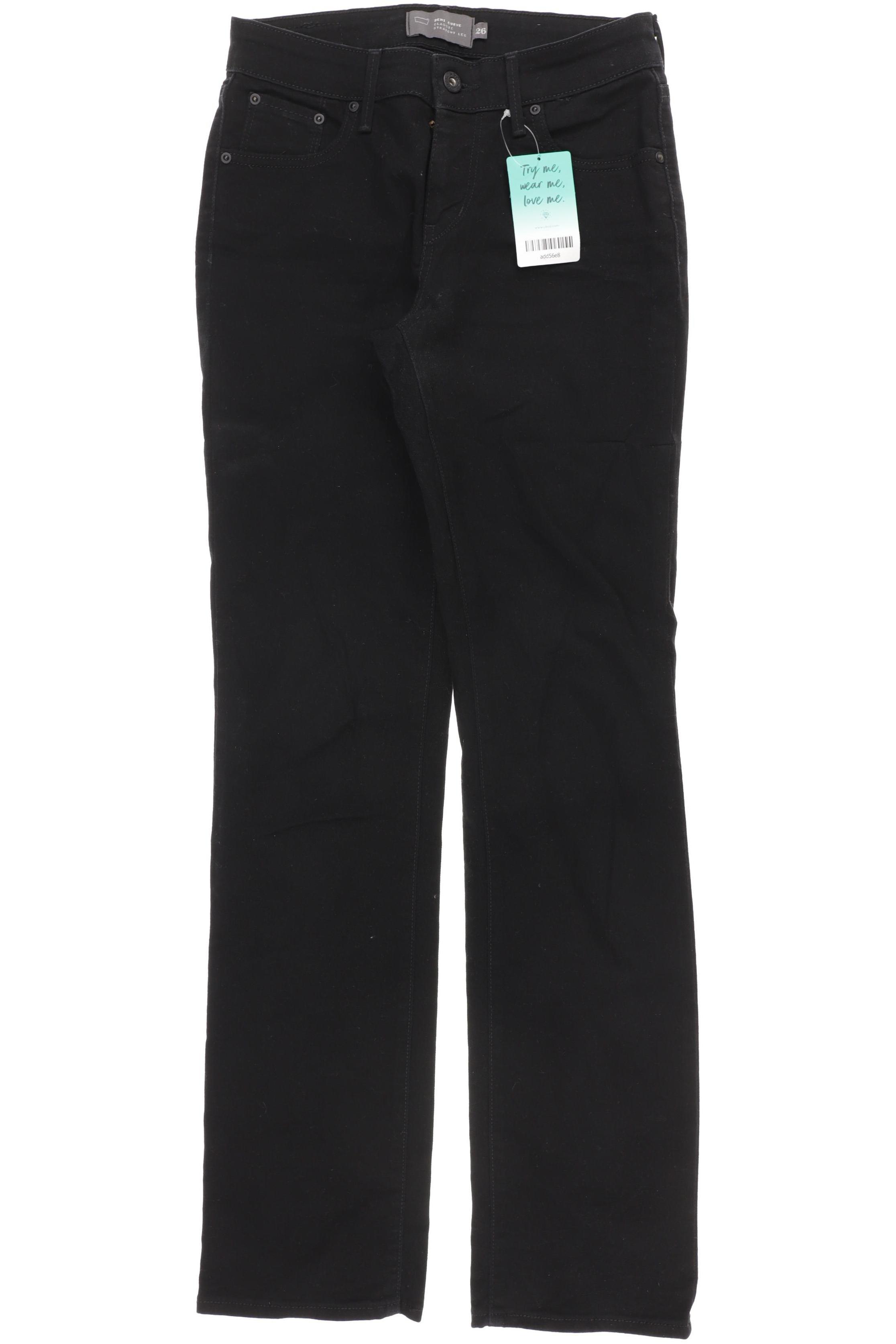 

Levis Damen Jeans, schwarz, Gr. 26