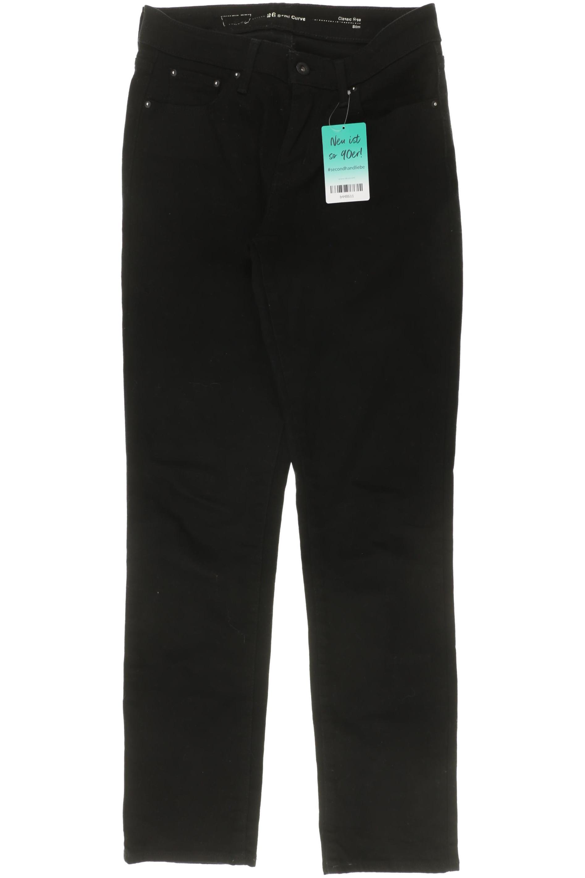 

Levis Damen Jeans, schwarz, Gr. 26