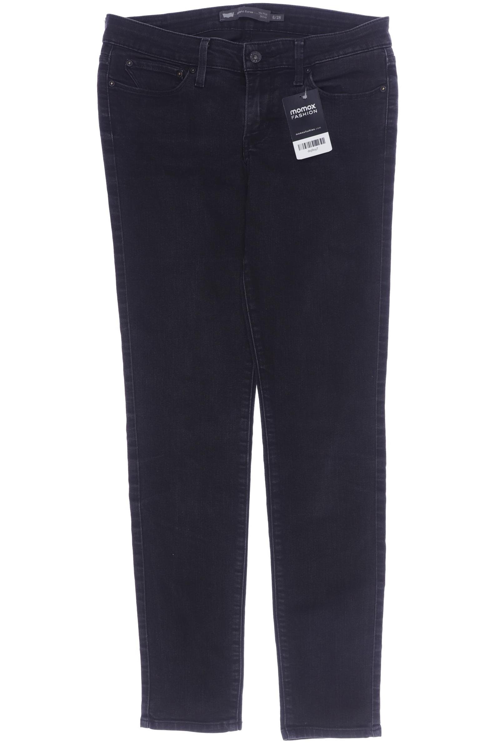 

Levis Damen Jeans, schwarz, Gr. 6