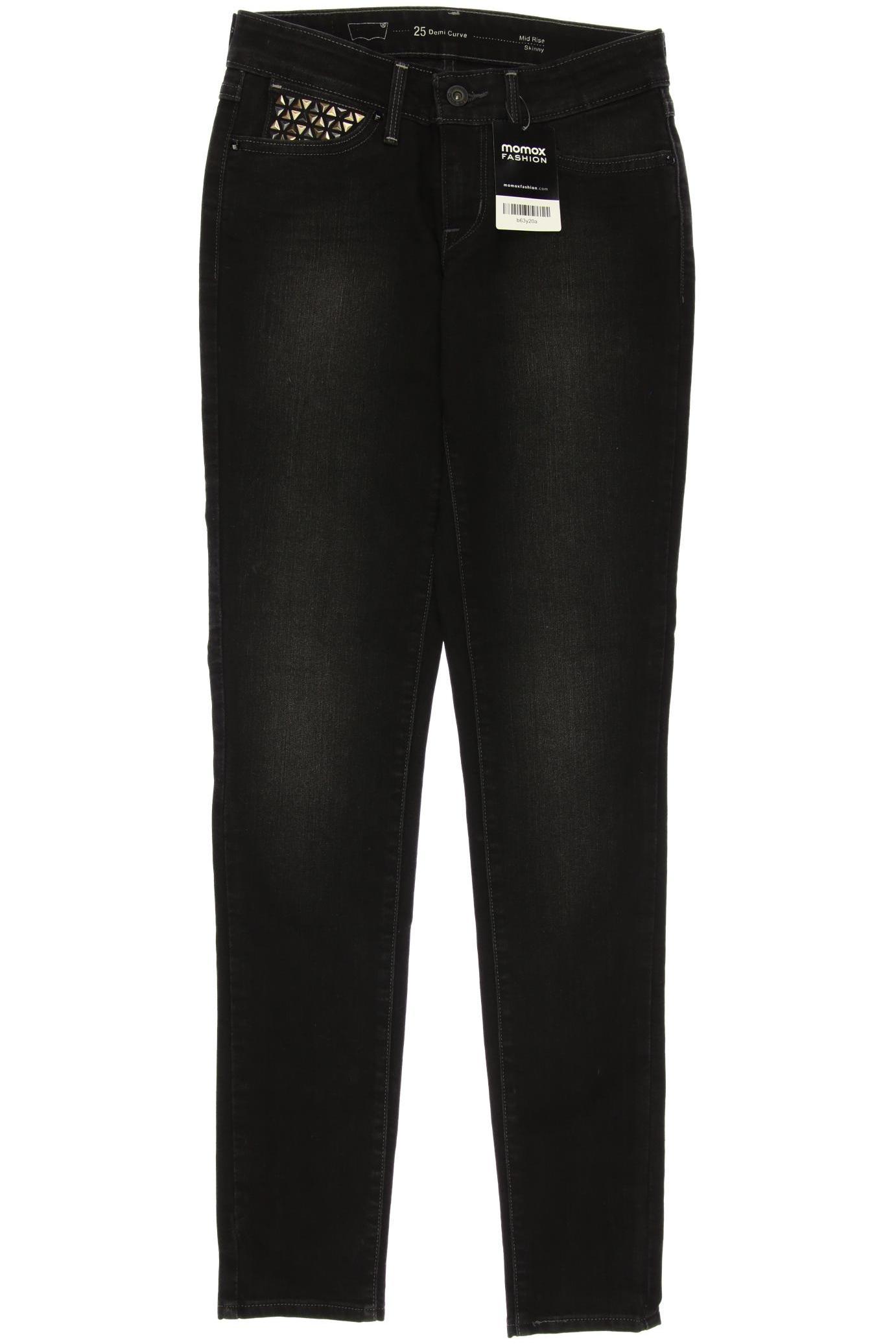 

Levis Damen Jeans, schwarz, Gr. 25