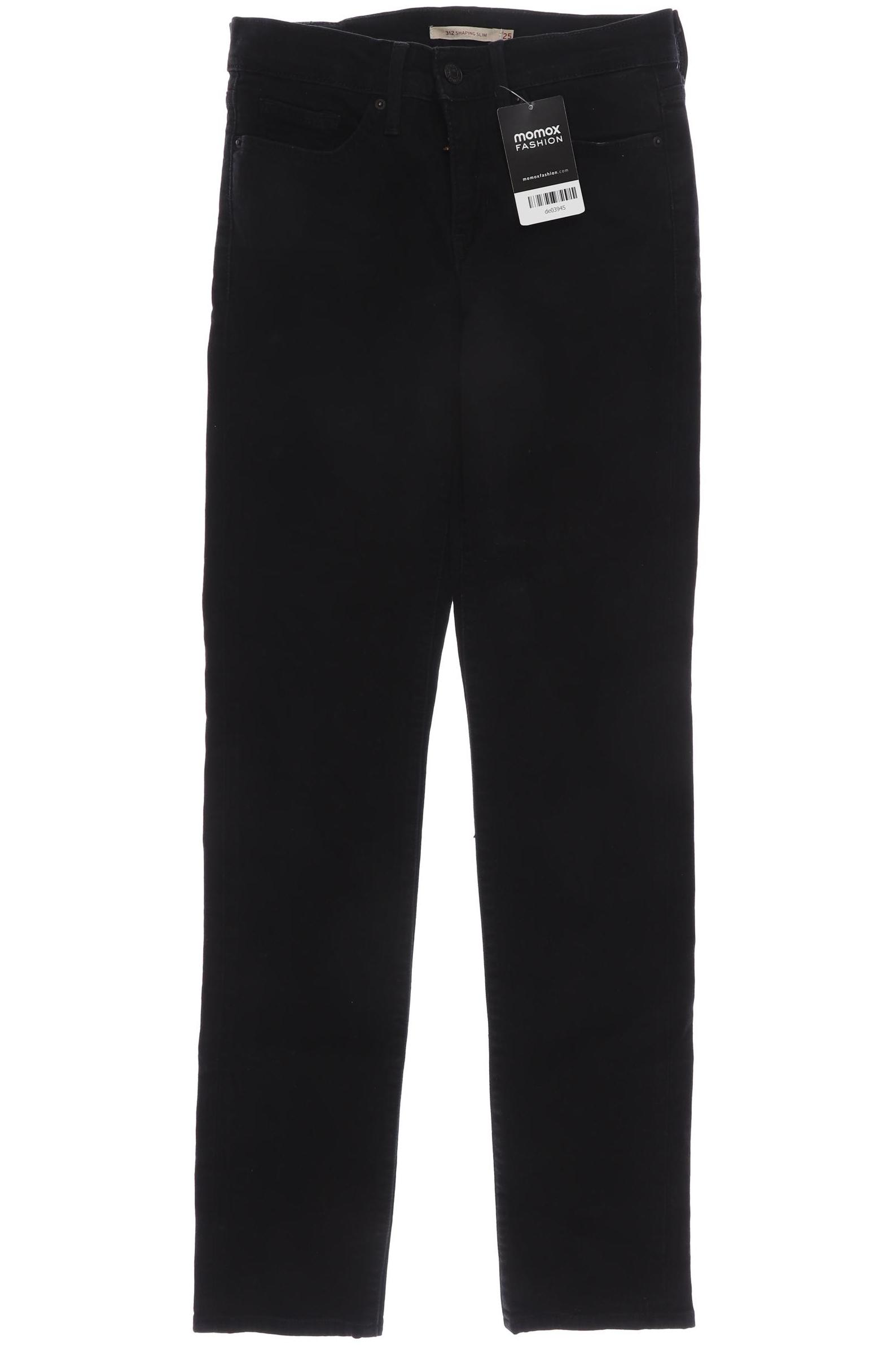 

Levis Damen Jeans, schwarz, Gr. 25