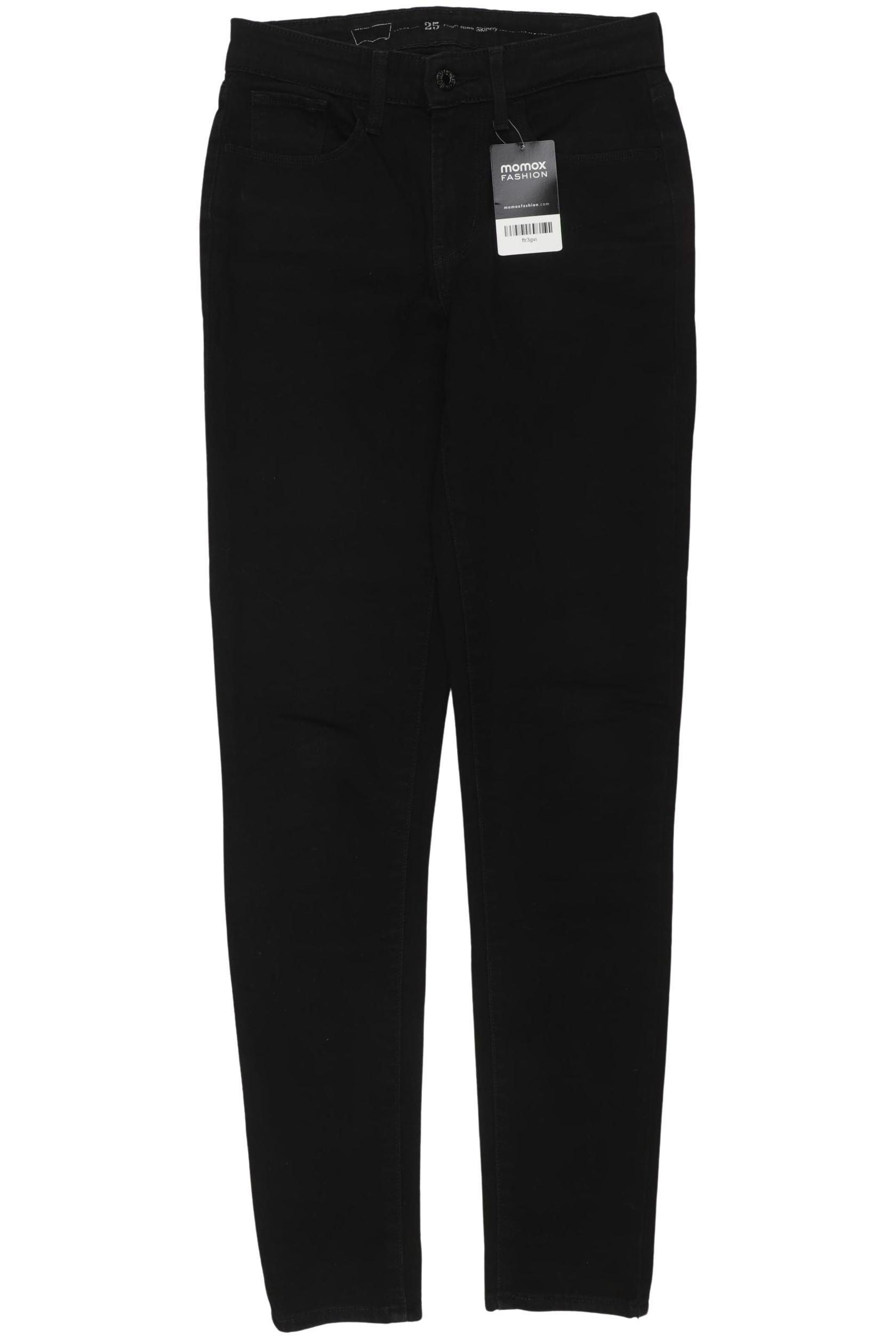 

Levis Damen Jeans, schwarz, Gr. 25