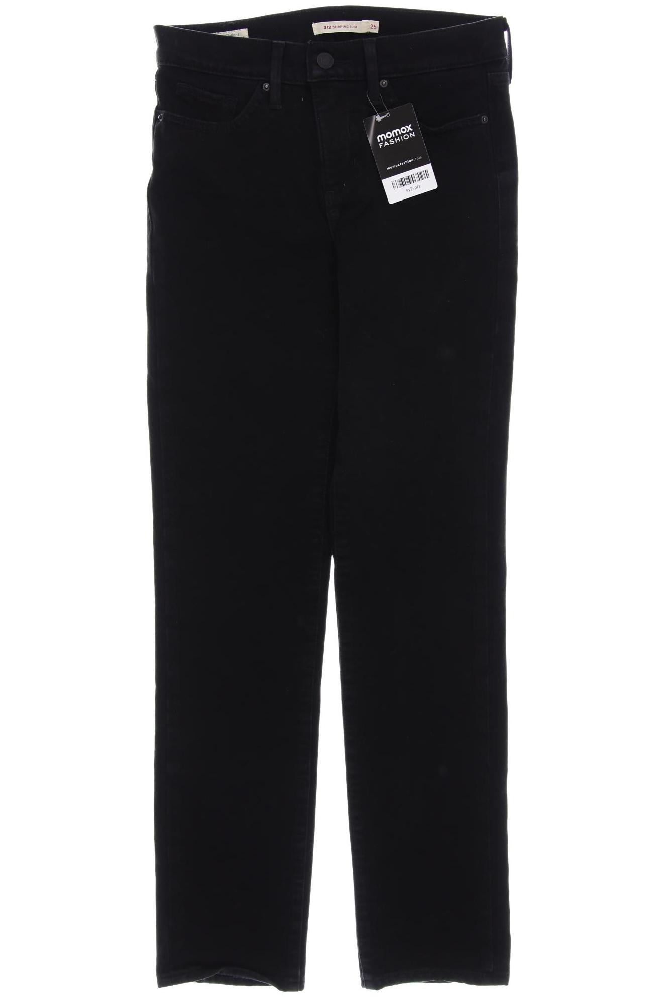 

Levis Damen Jeans, schwarz, Gr. 25