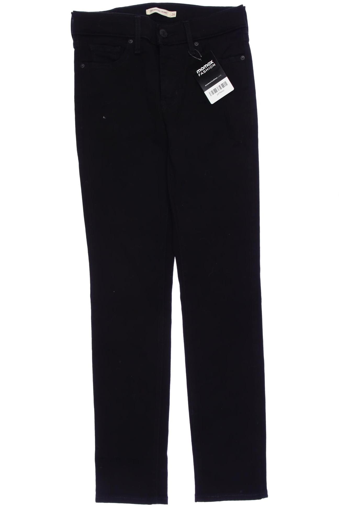 

Levis Damen Jeans, schwarz, Gr. 26