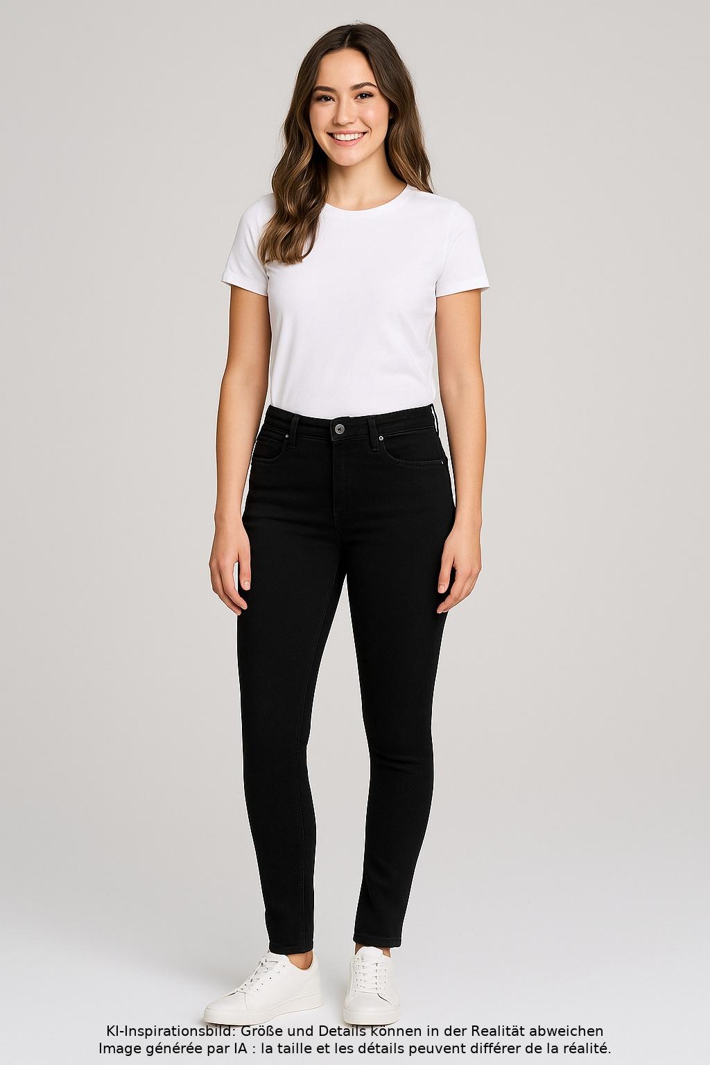 

Levis Damen Jeans, schwarz, Gr. 24