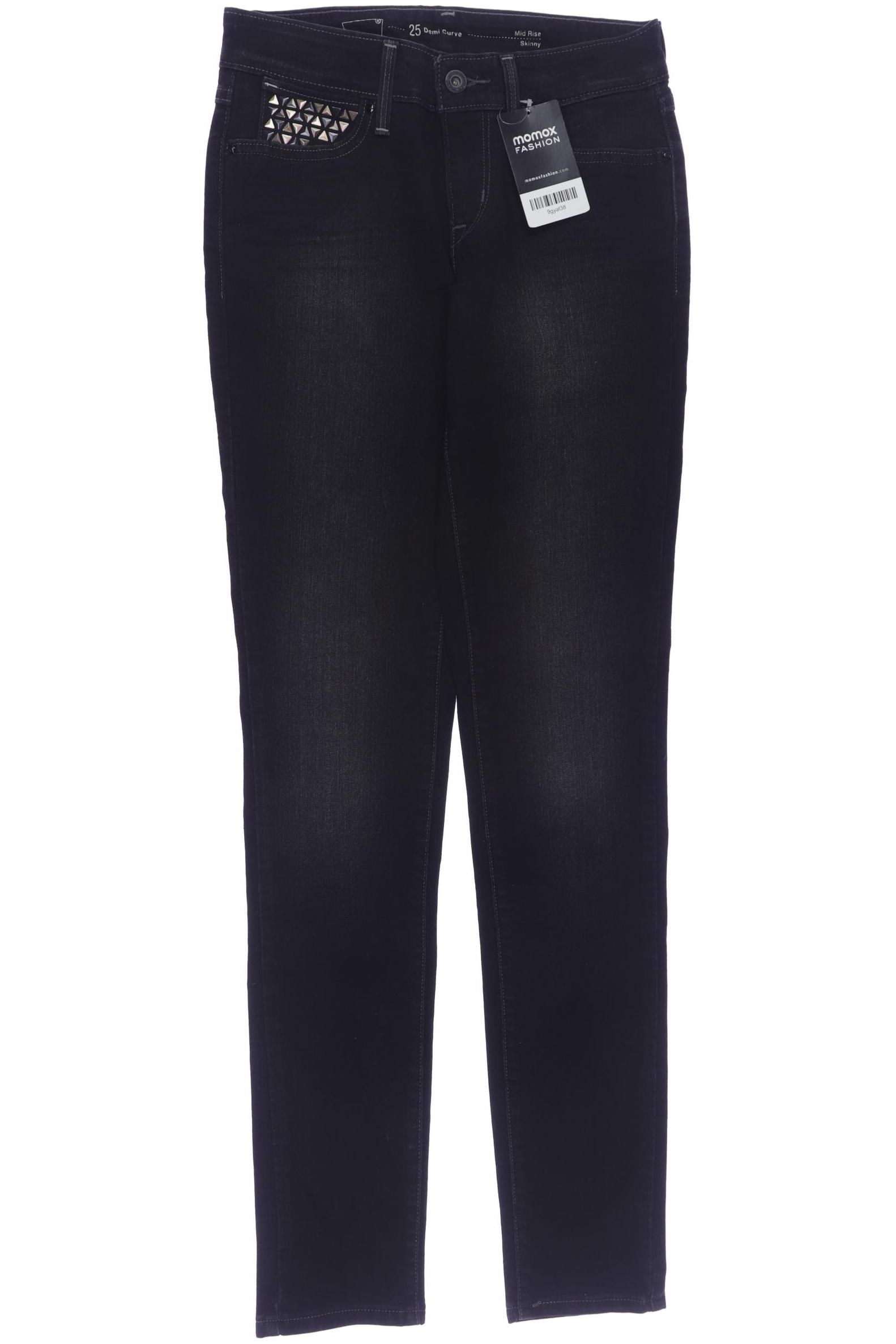 

Levis Damen Jeans, schwarz, Gr. 25
