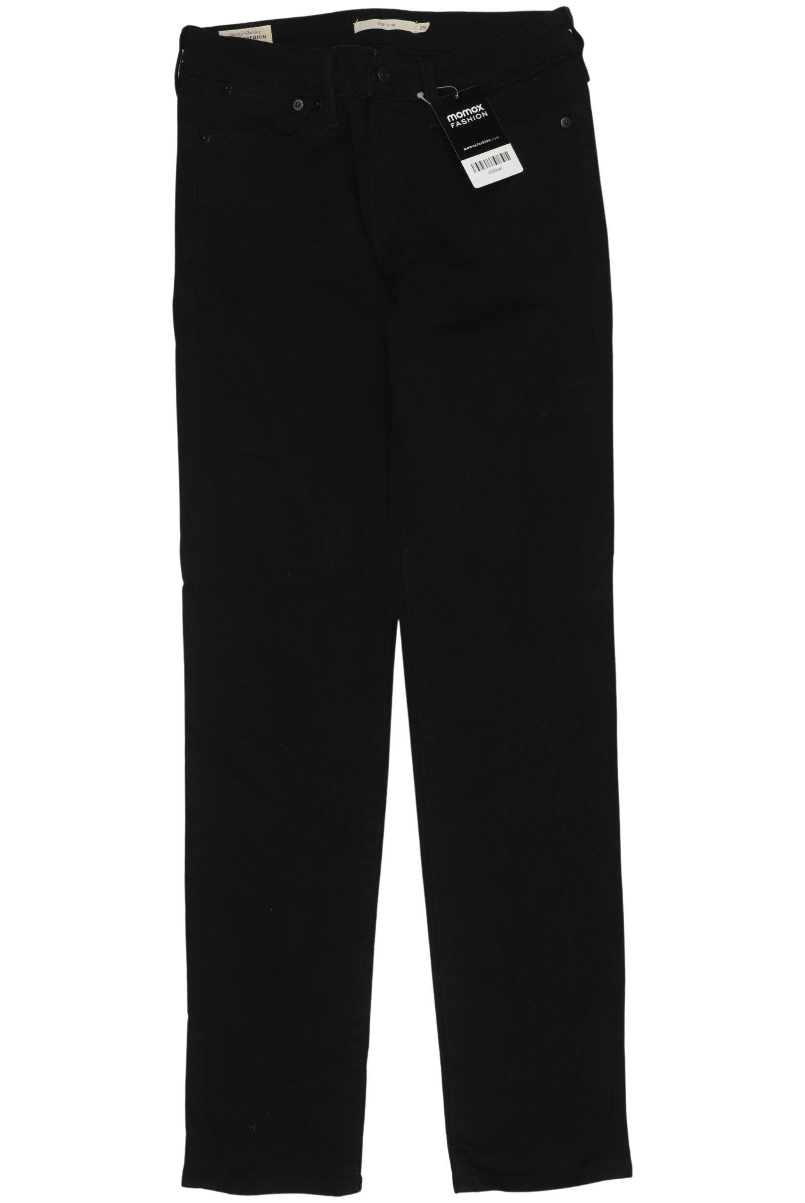 

Levis Damen Jeans, schwarz, Gr. 25